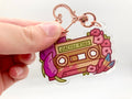 Desert Duo Cassette Tape Acrylic Keychain