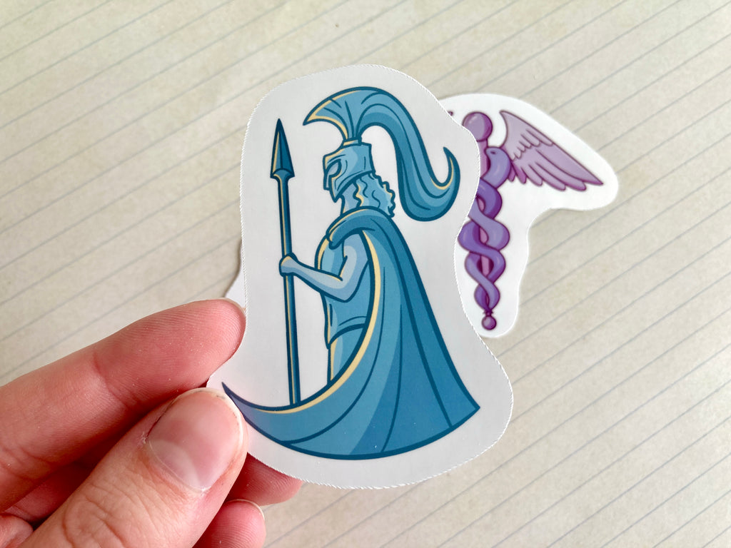 Greek Mythology Gods Vinyl Stickers