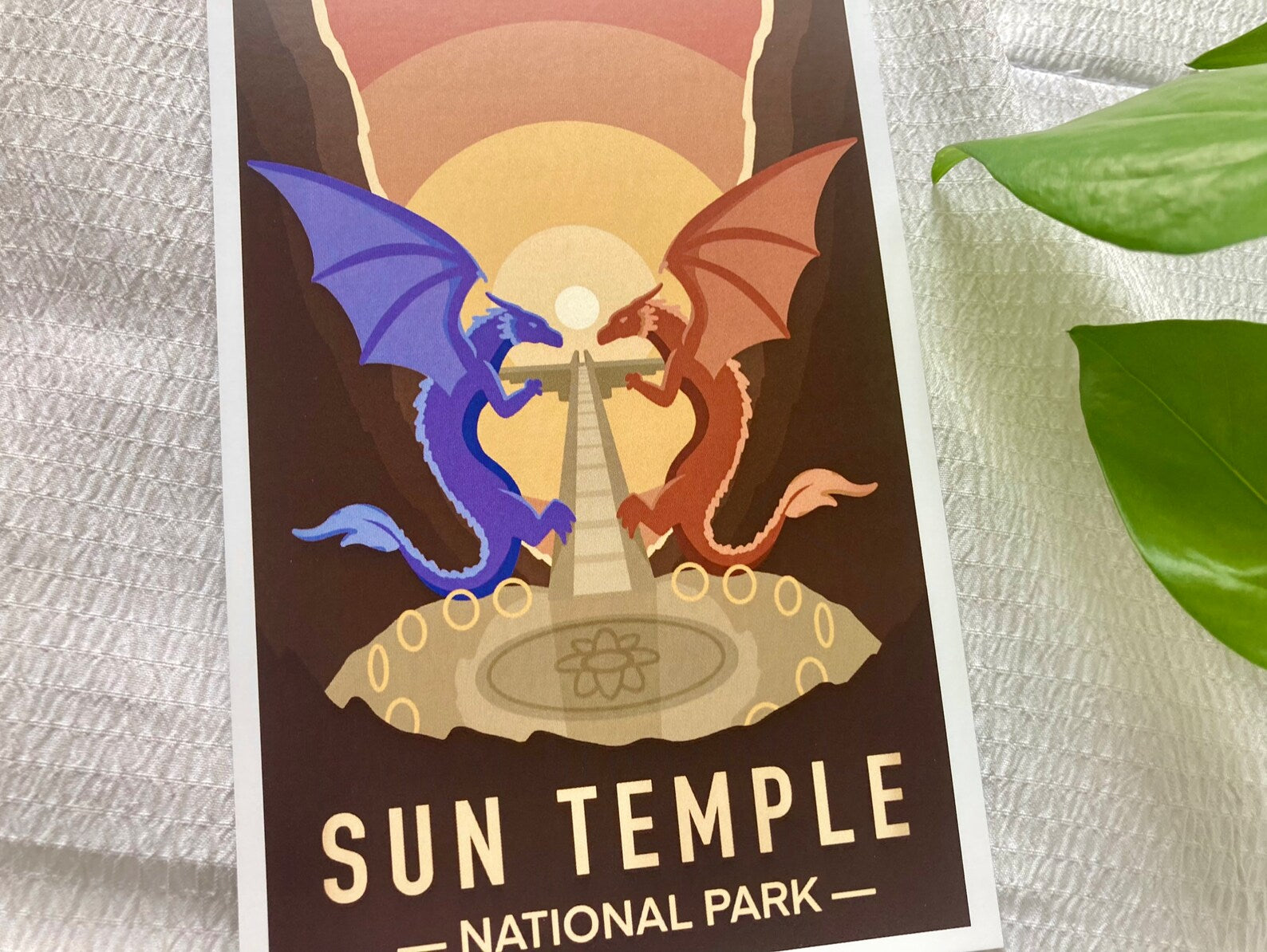 Fire National Park Mini Art Print