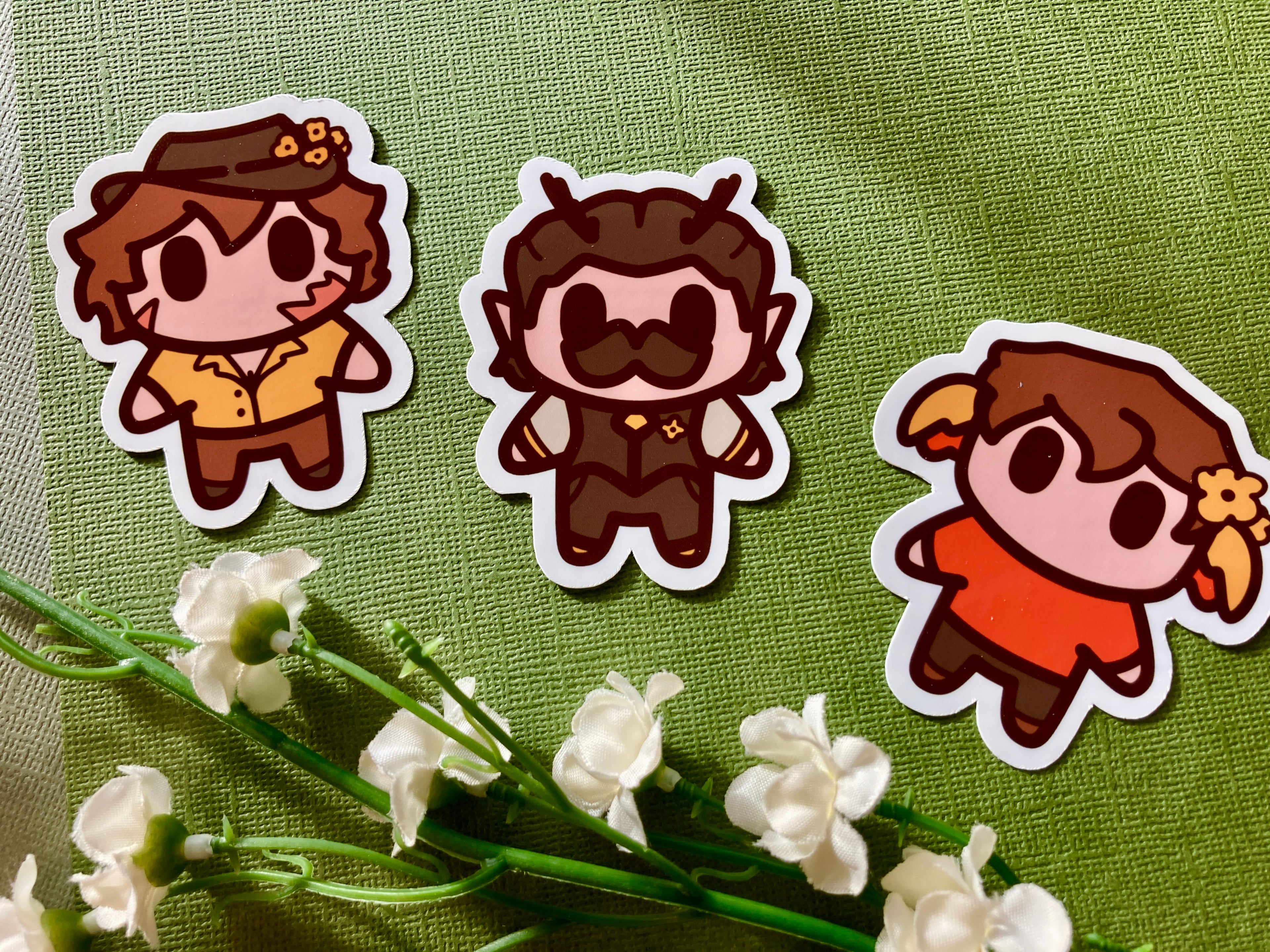Buttercup Magnet Keychains & Stickers