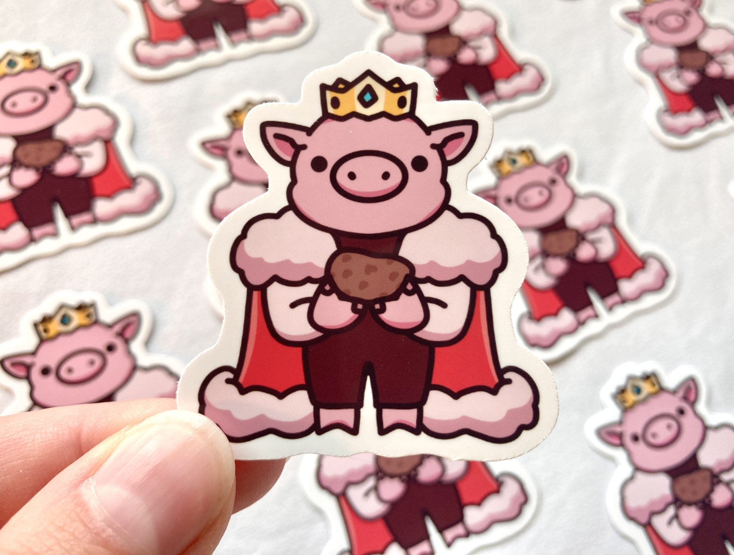 Tiny Potato Techno Vinyl Sticker