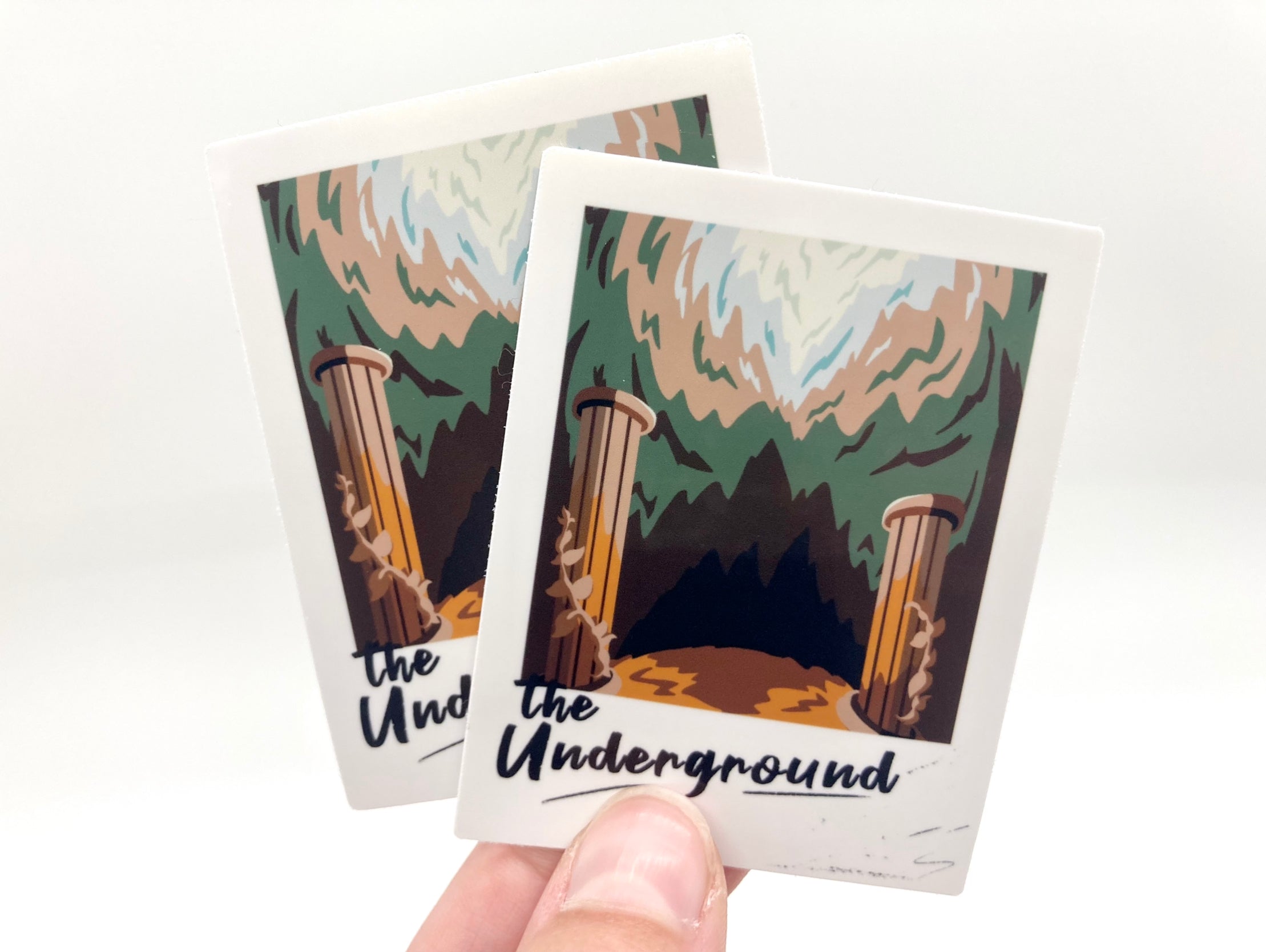 Underground Polaroid Vinyl Sticker