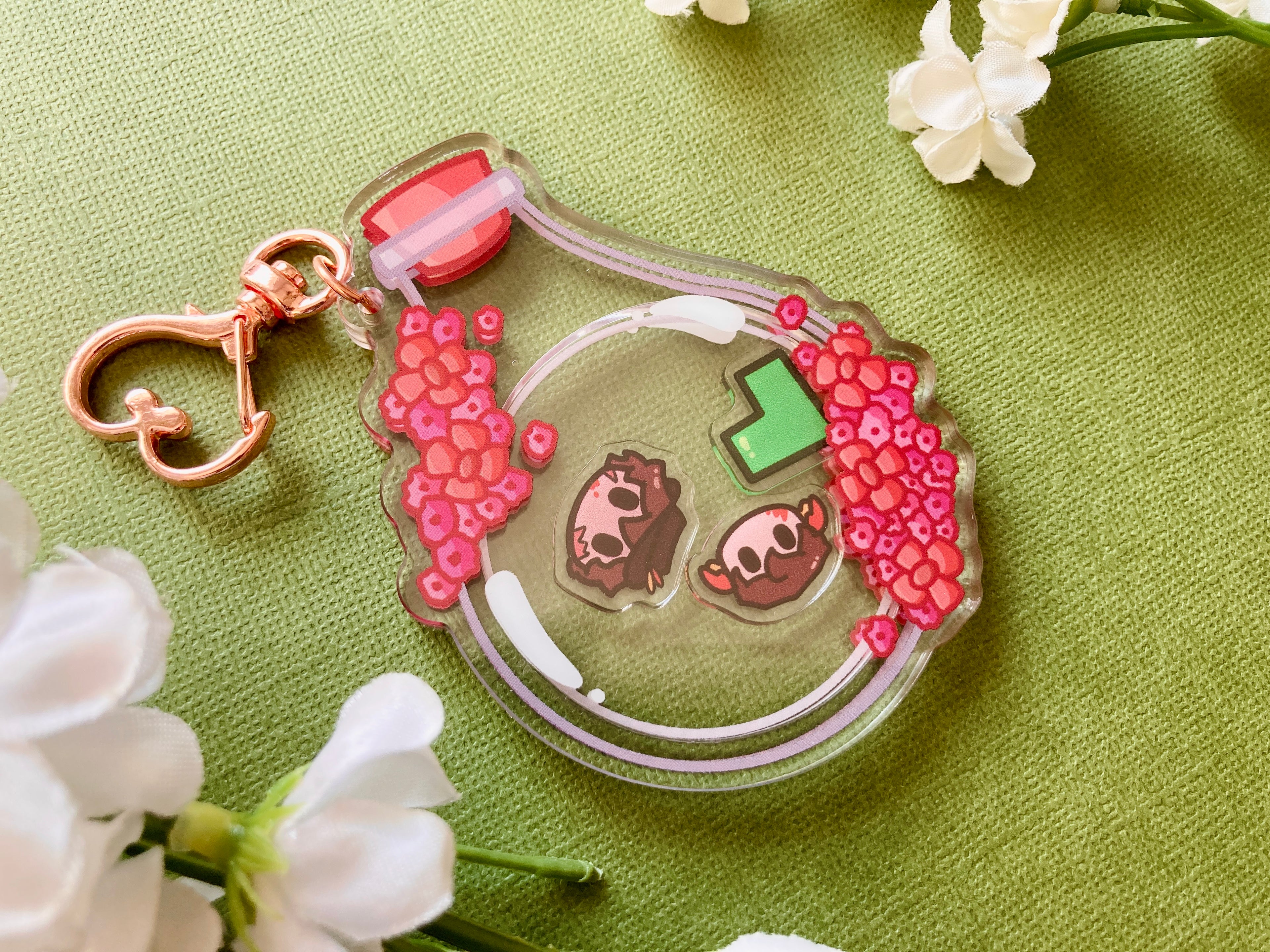 Desert Duo Shaker Acrylic Keychain