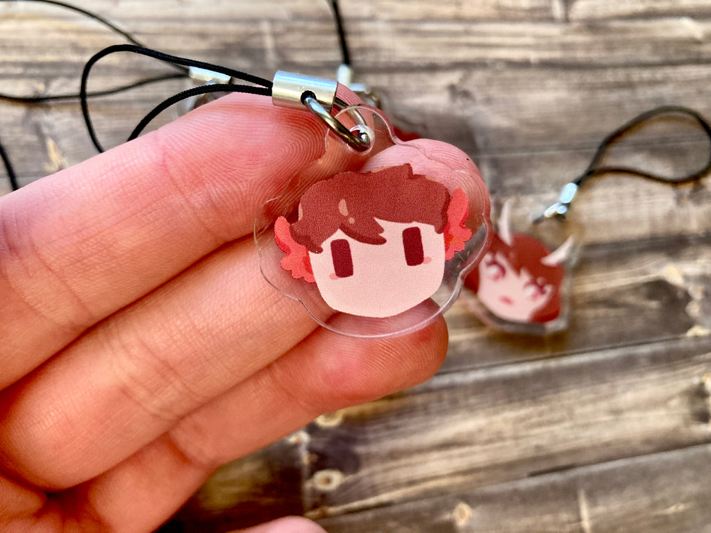 Hermit Heads Acrylic Phone Charms