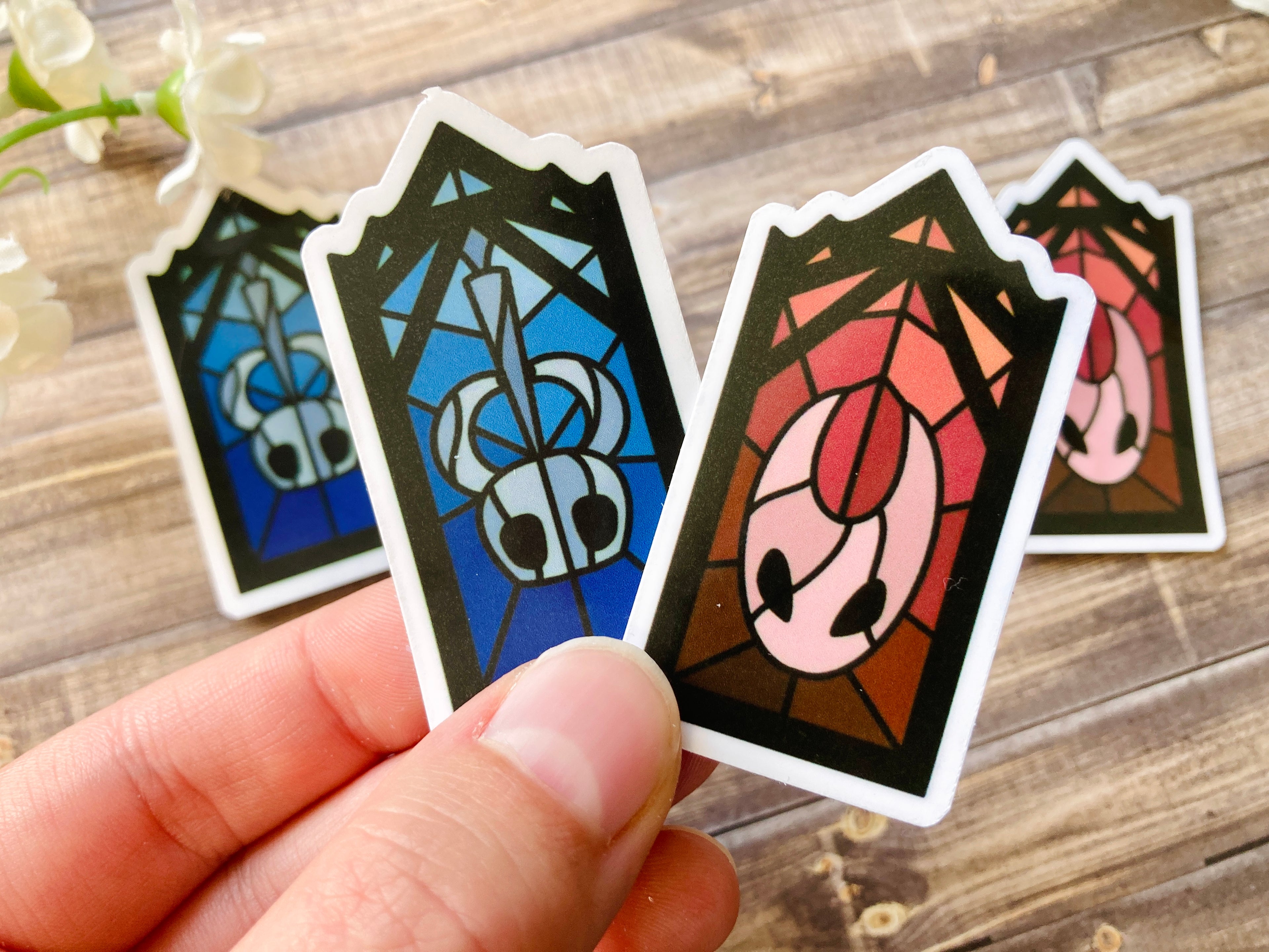 Small Bugs Glass Vinyl Sticker