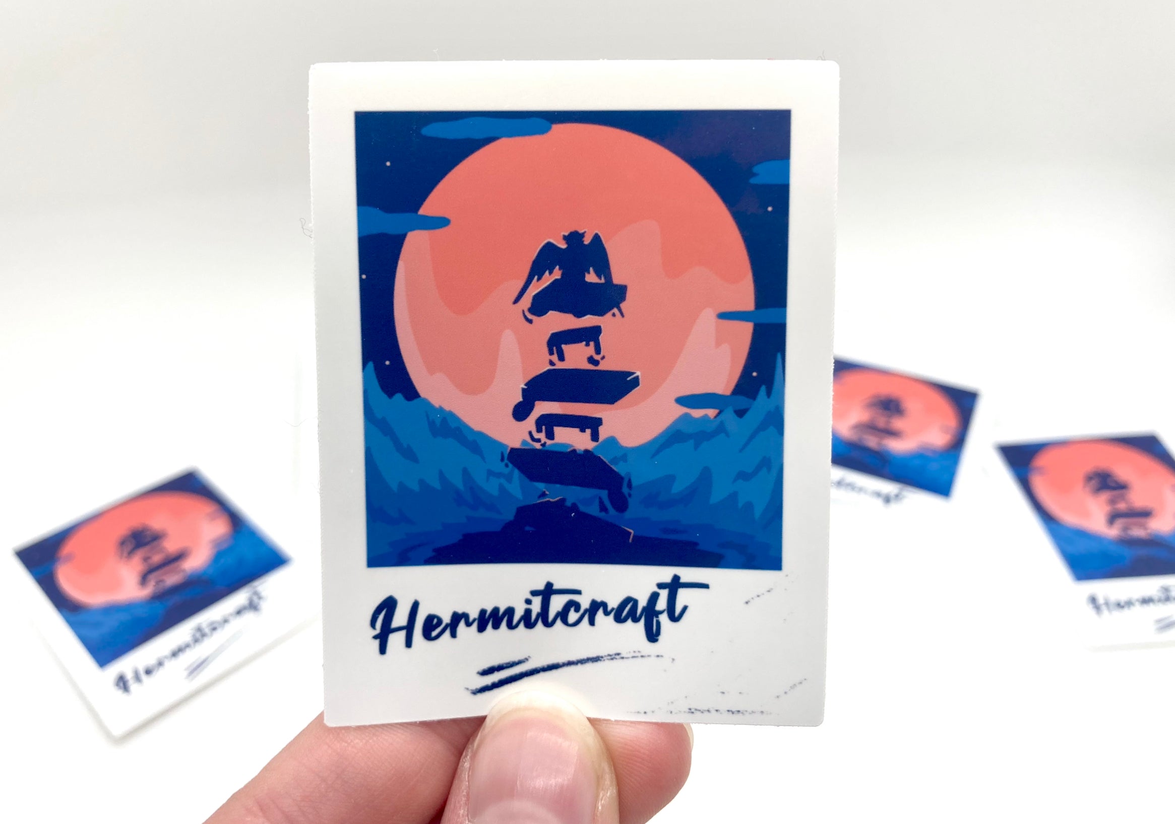 Hermit S8 Polaroid Vinyl Sticker