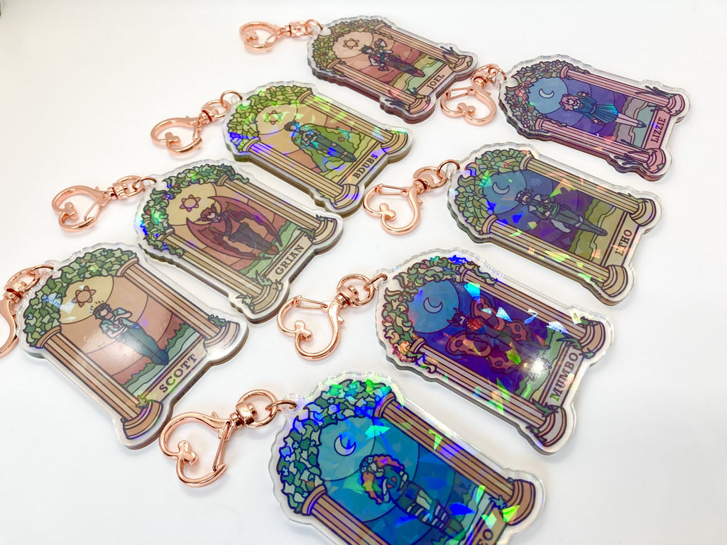 Pt 2 Life Series Duo Holographic Keychains
