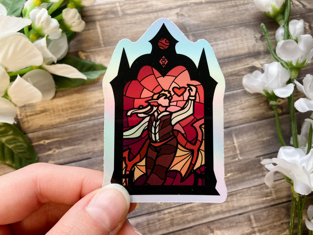 Stained Glass Life Winners Holo Stickers