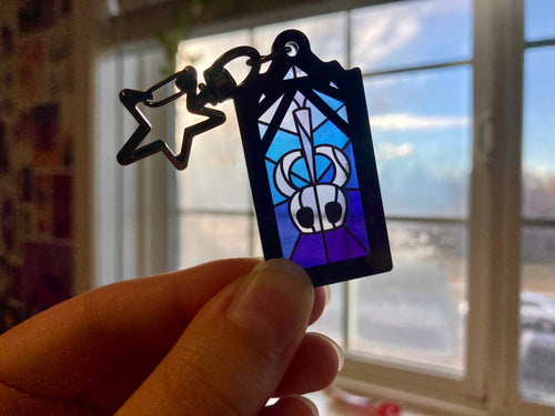 Bug Knight Glass Keychains