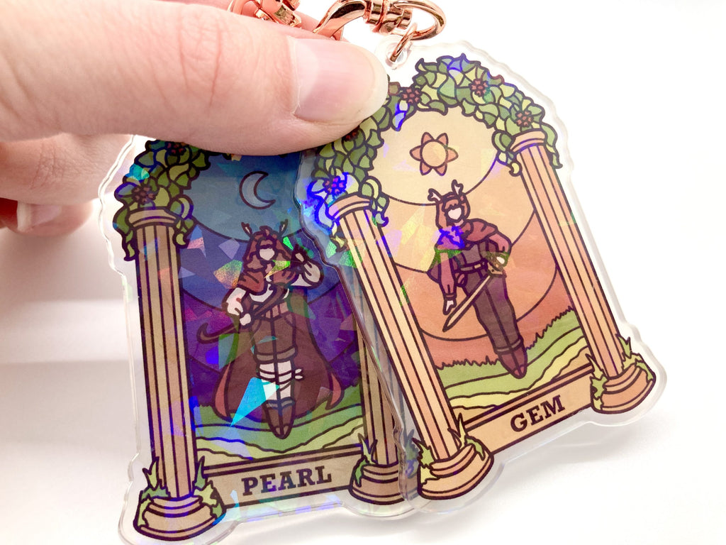 Life Series Duo Holographic Keychains