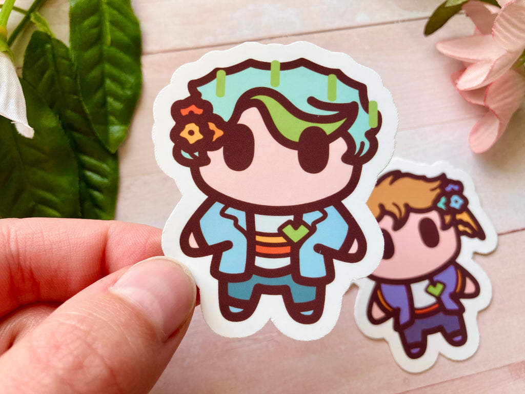 Scott & Jimmy Magnet Keychains & Stickers