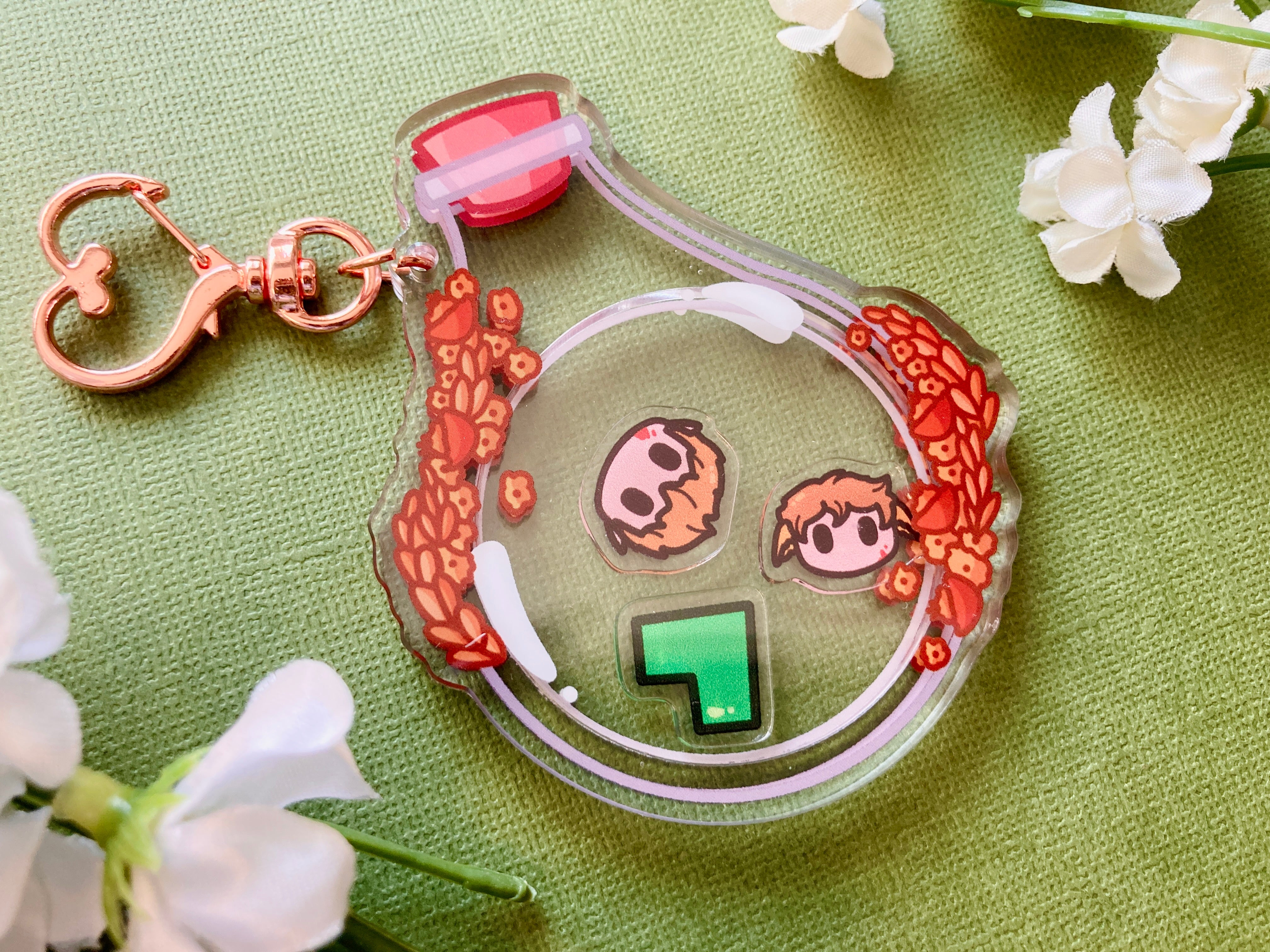 Jimmy and Tango Shaker Acrylic Keychain – Winterstar Art