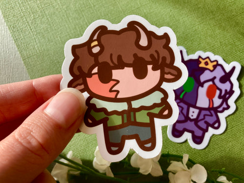 Bee Duo Magnet Keychains & Stickers