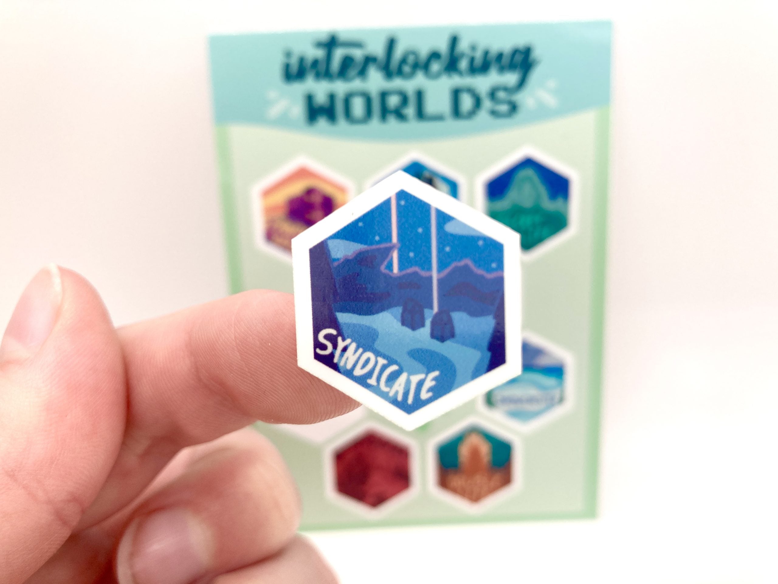 Interlocking Worlds Pt 2 Sticker Sheet