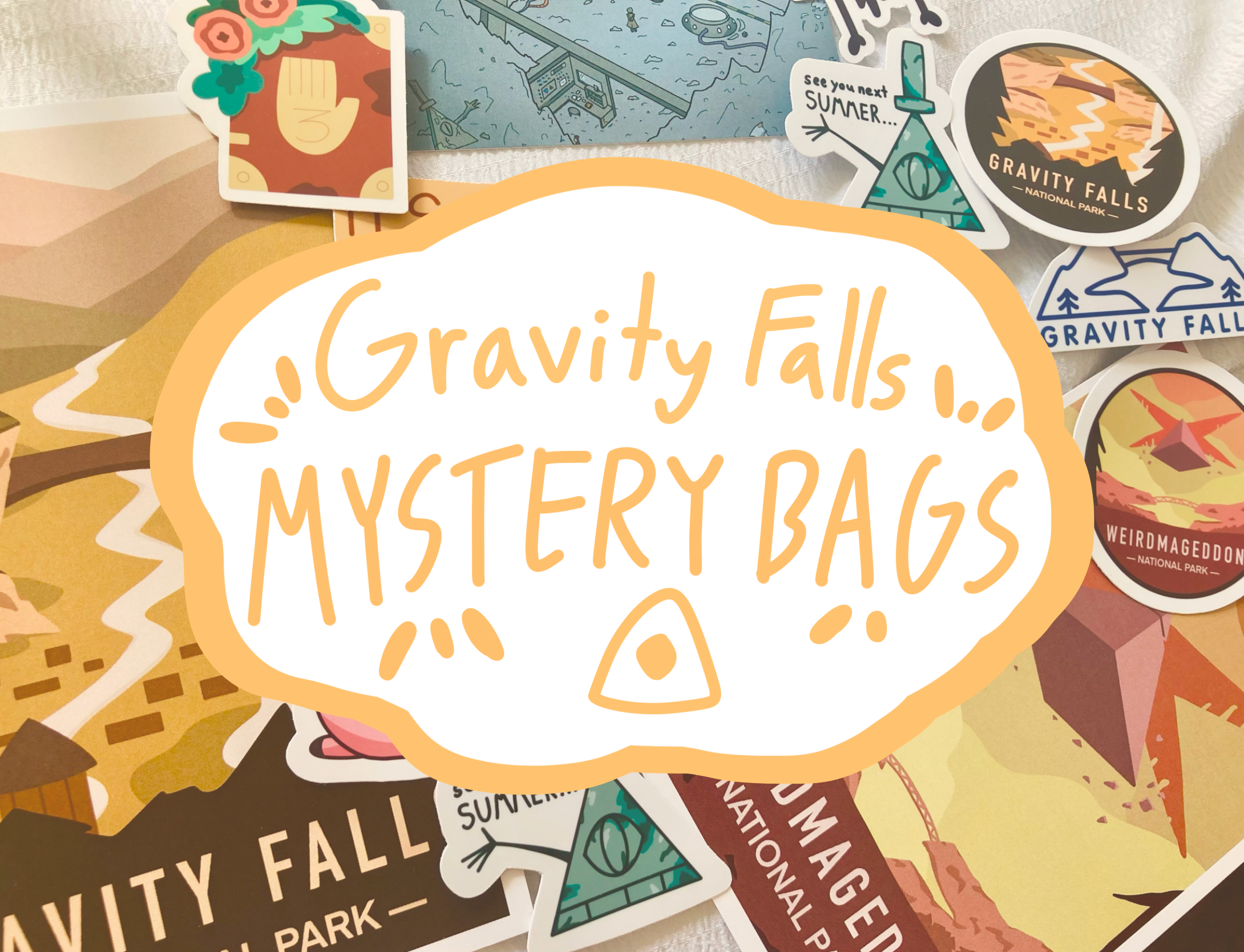 Gravity Mystery Art Grab Bags | Stickers & Prints