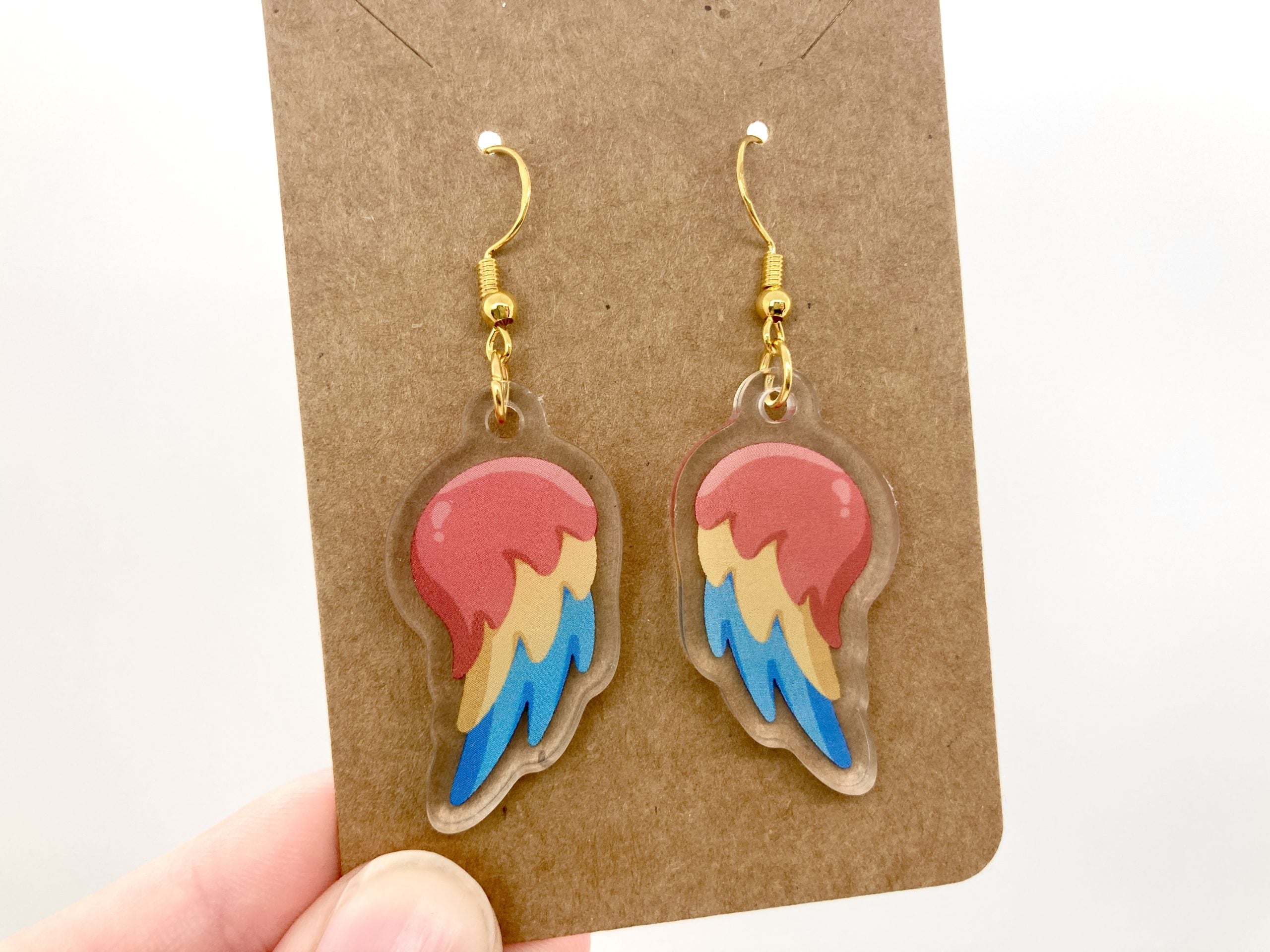 Pesky Bird Acrylic Earrings