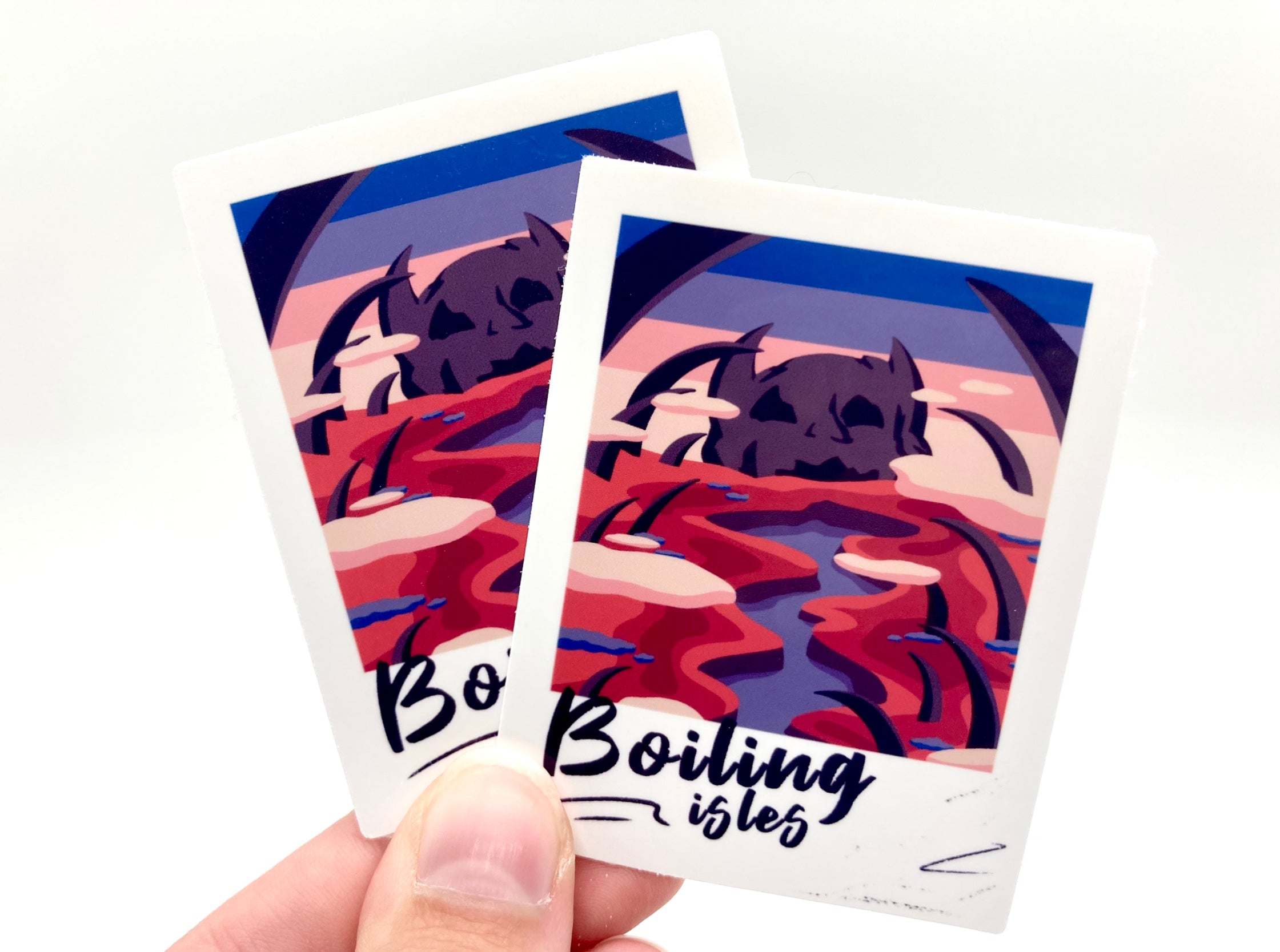 Boiling Islands Polaroid Vinyl Sticker