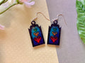 Life Stained Glass Acrylic Earrings