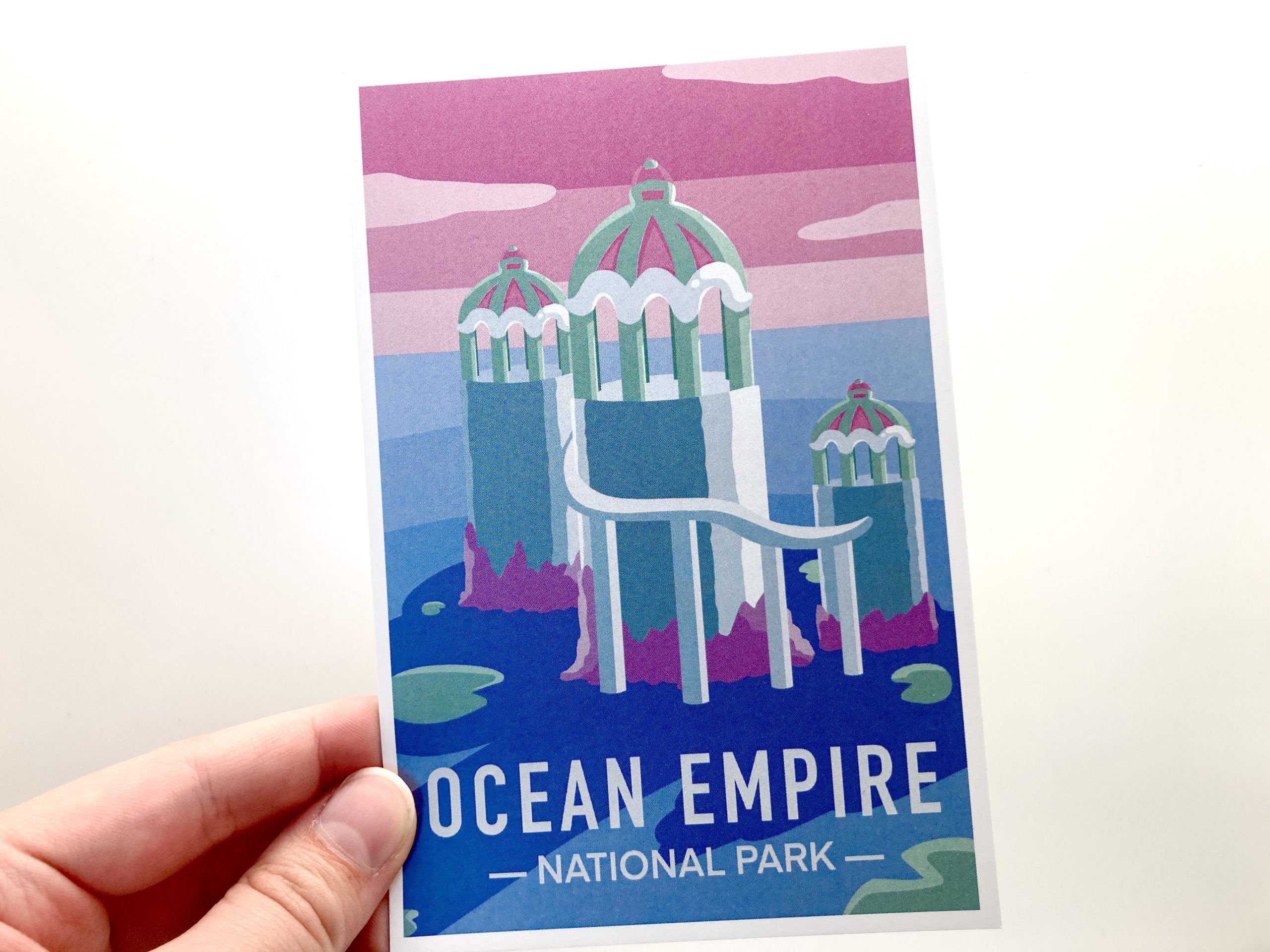 Ocean Empire National Park Mini Art Print