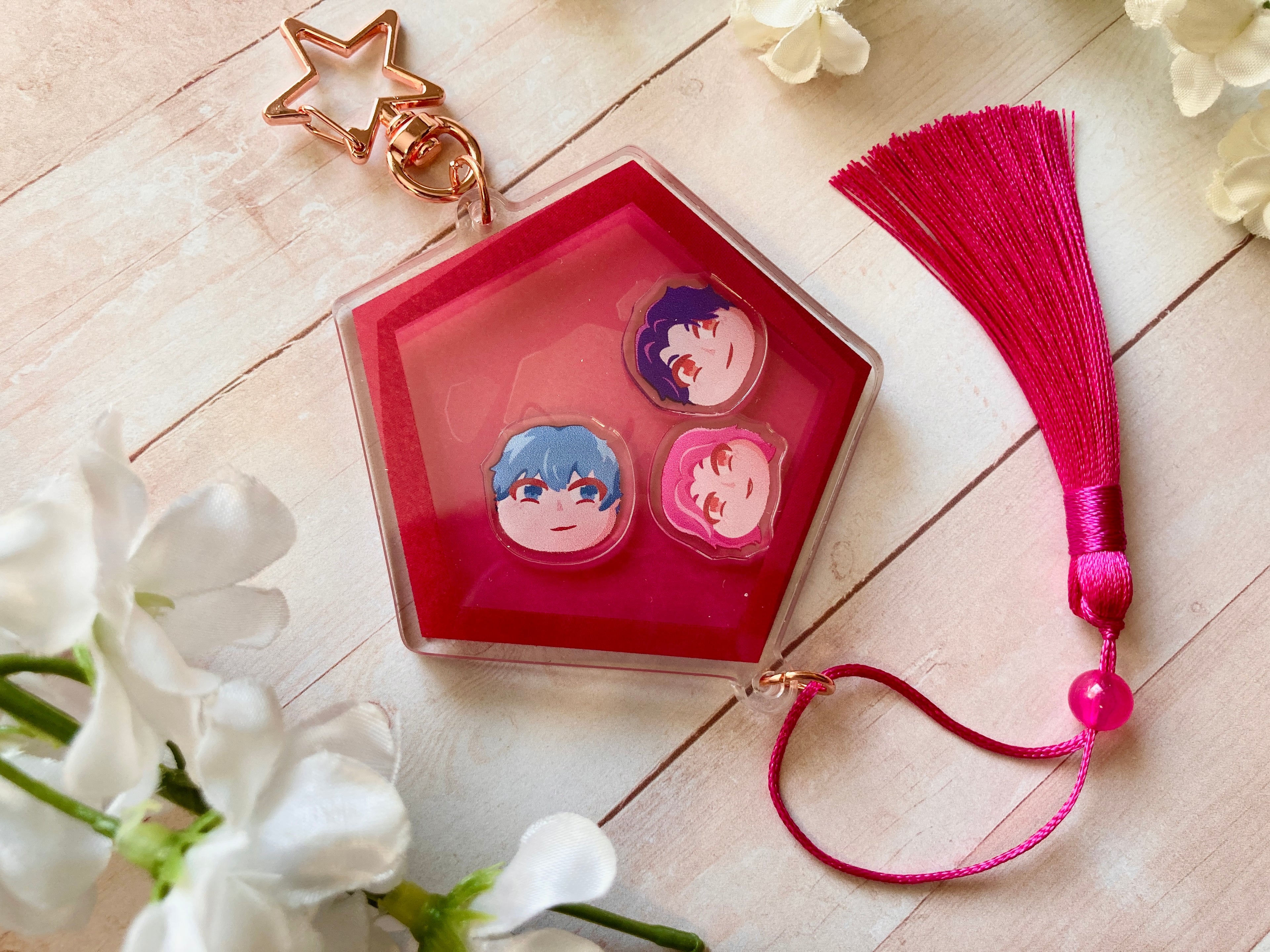 K-Pop Shaker Keychains