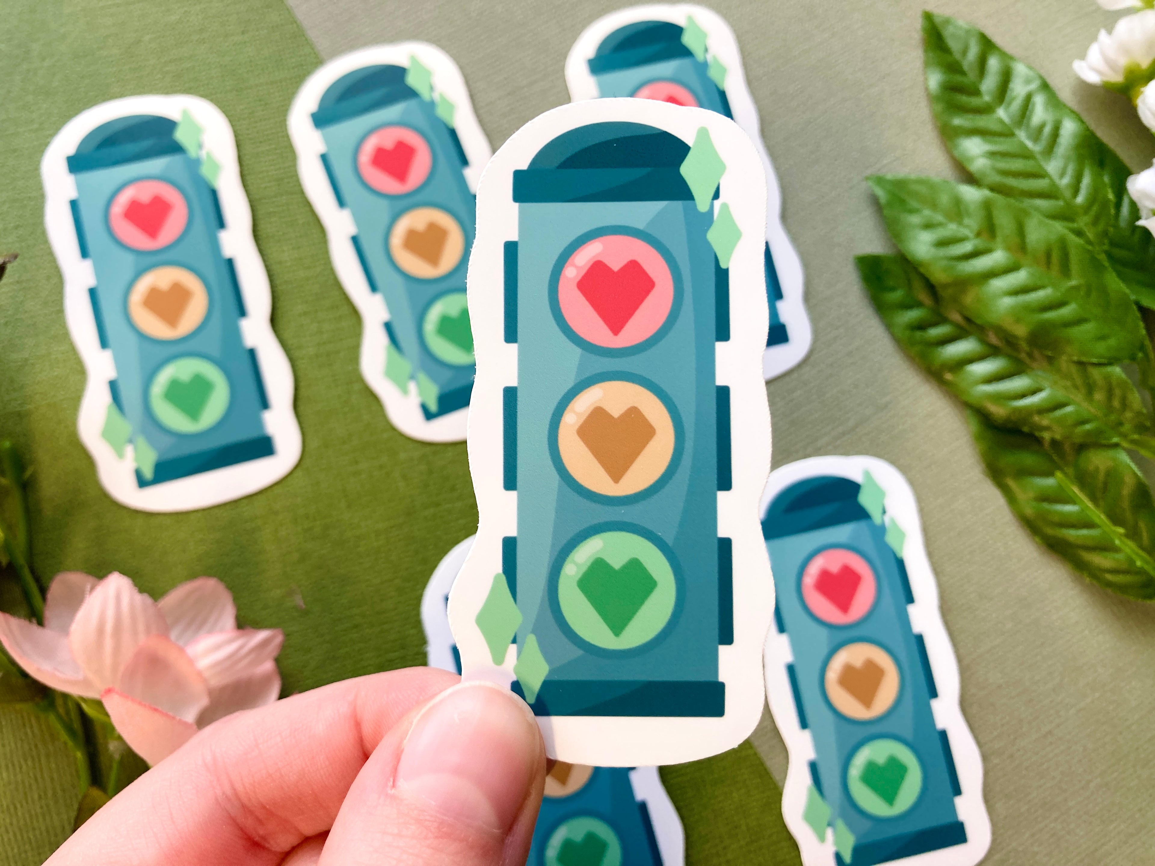 Traffic Light Vinyl Sticker