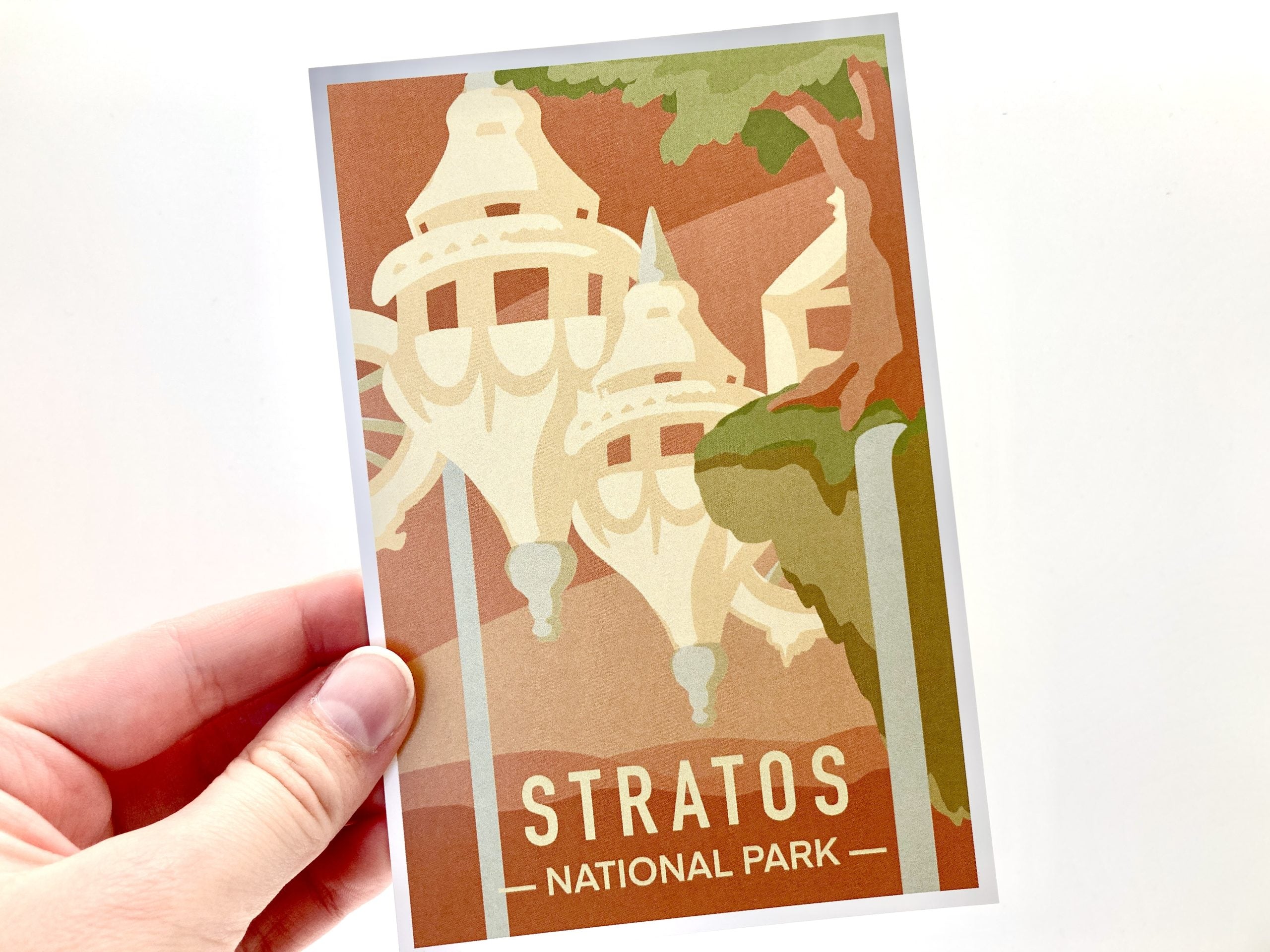 Floating Empire National Park Mini Art Print