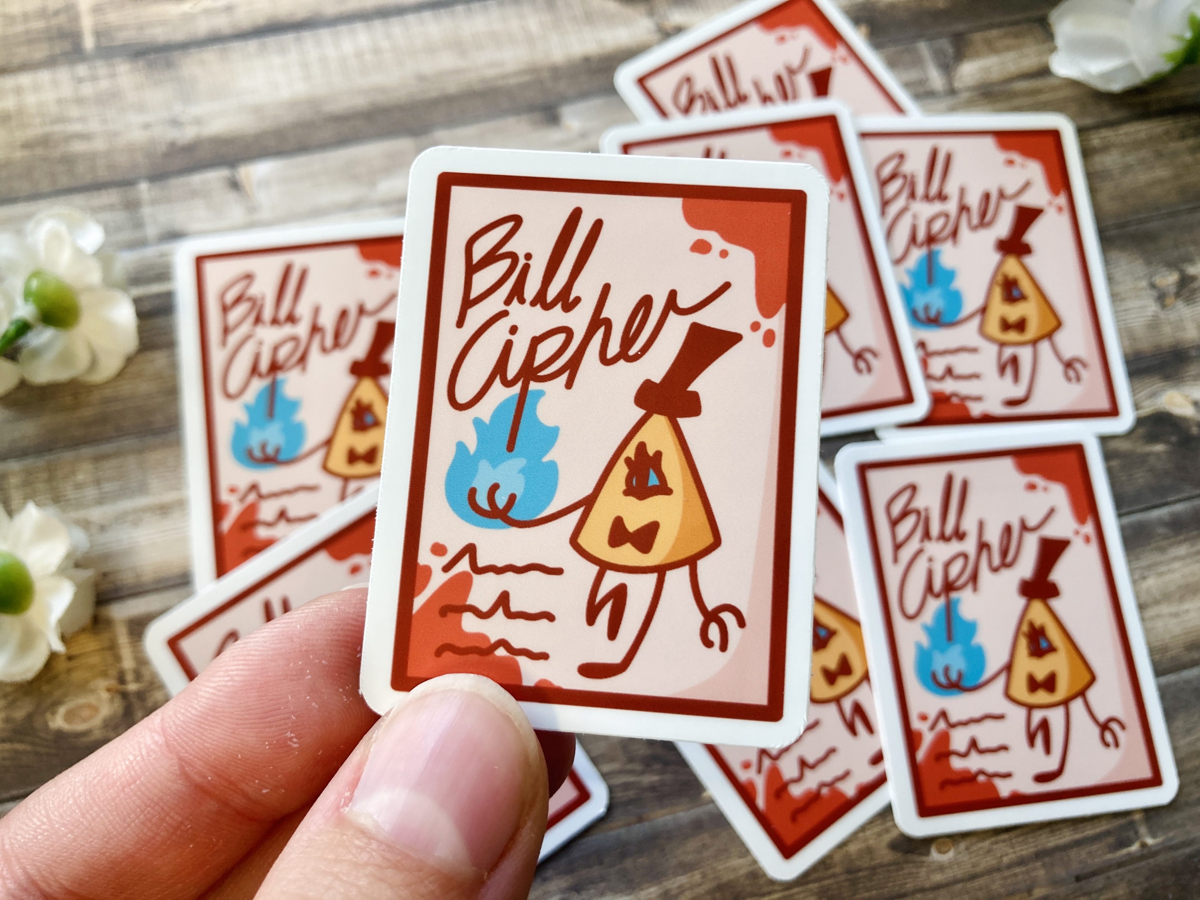 Triangle Page Book Sticker