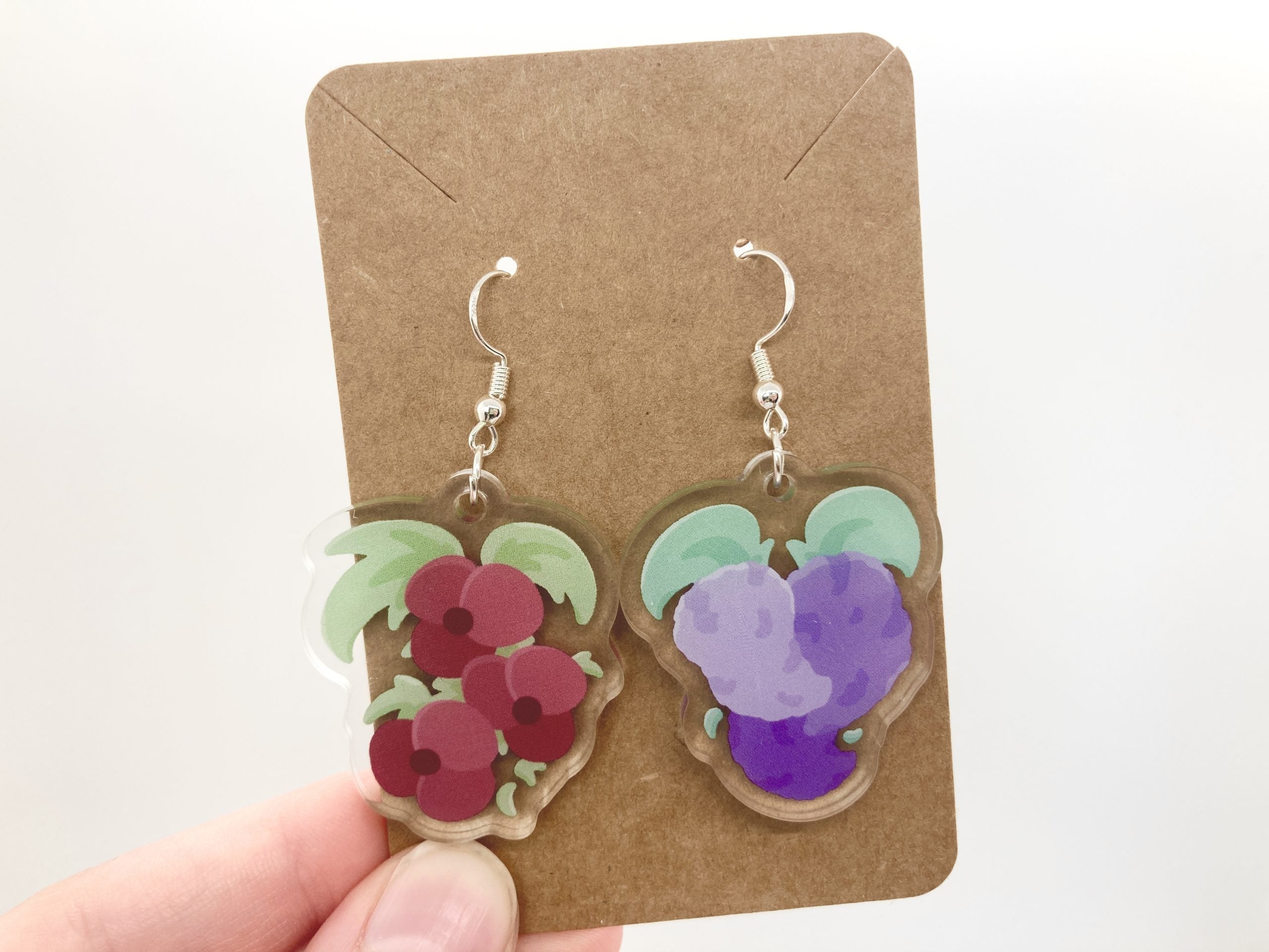 Desert Duo Flower Acrylic Earrings