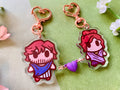 Penelope and Odysseus Magnet Acrylic Keychains