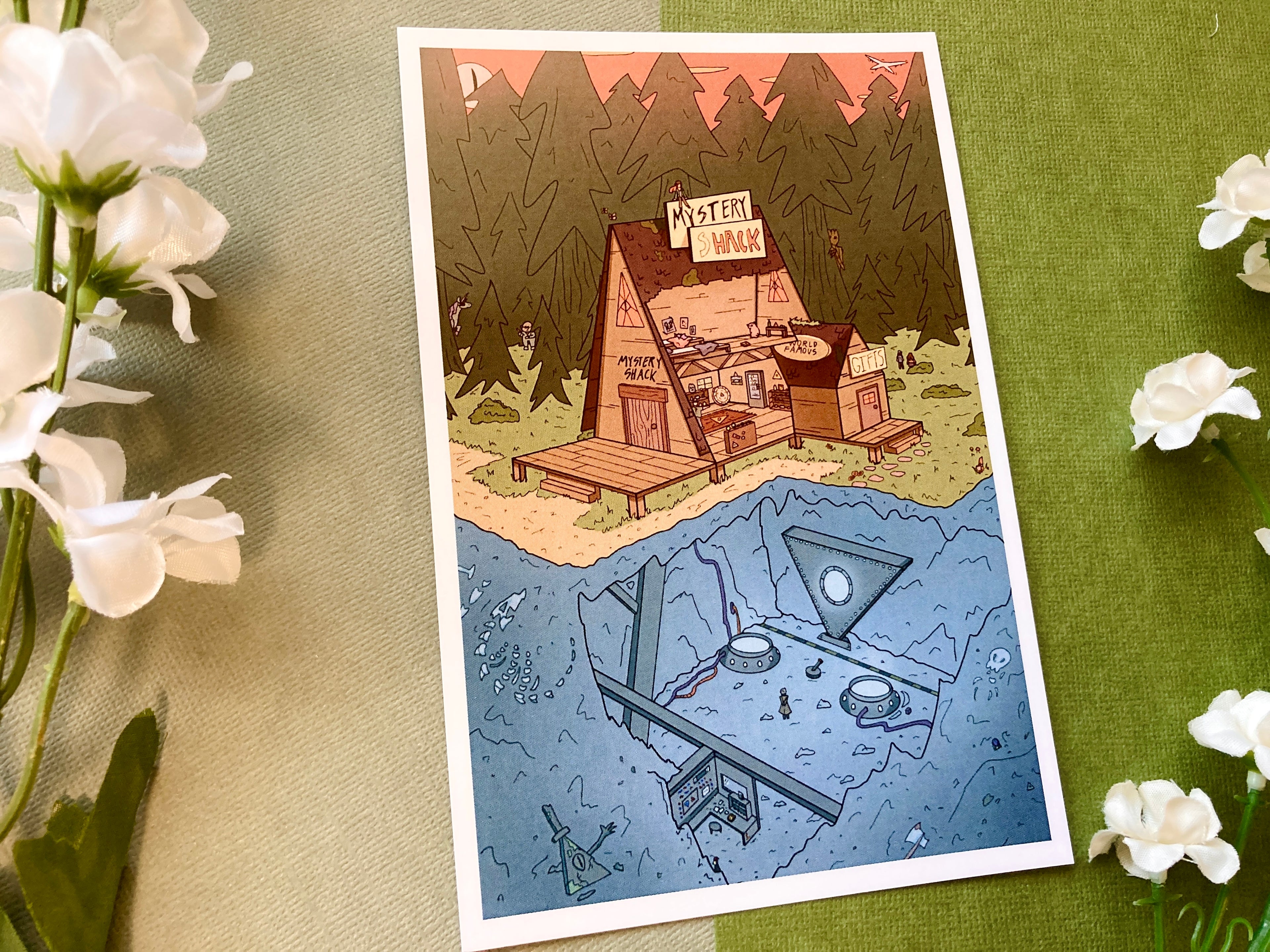 'Beneath the Surface' Shack Mini Art Print