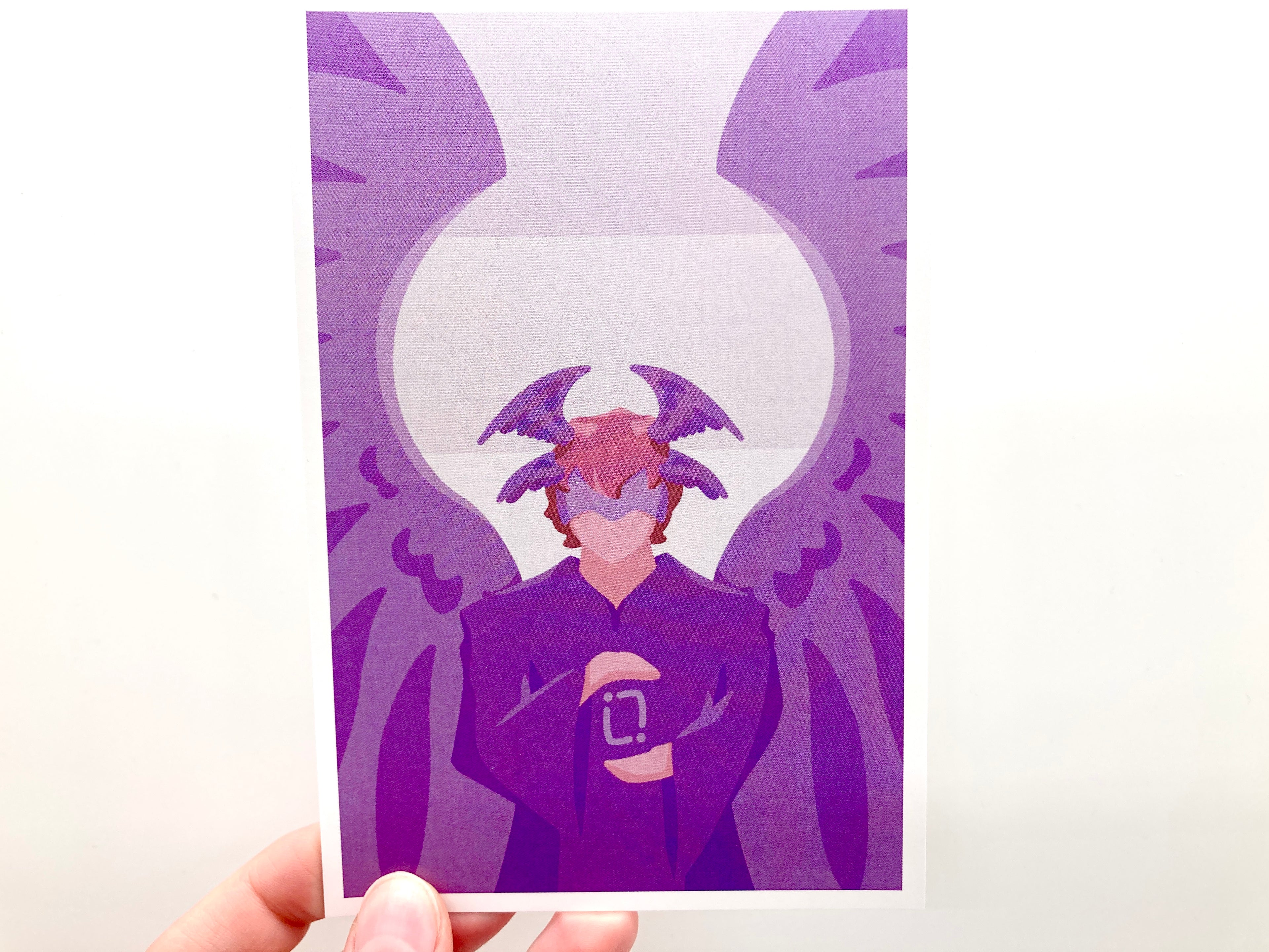 Watcher Pesky Bird Mini Art Print