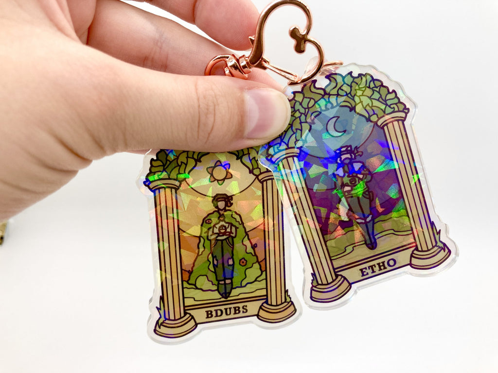 Pt 2 Life Series Duo Holographic Keychains