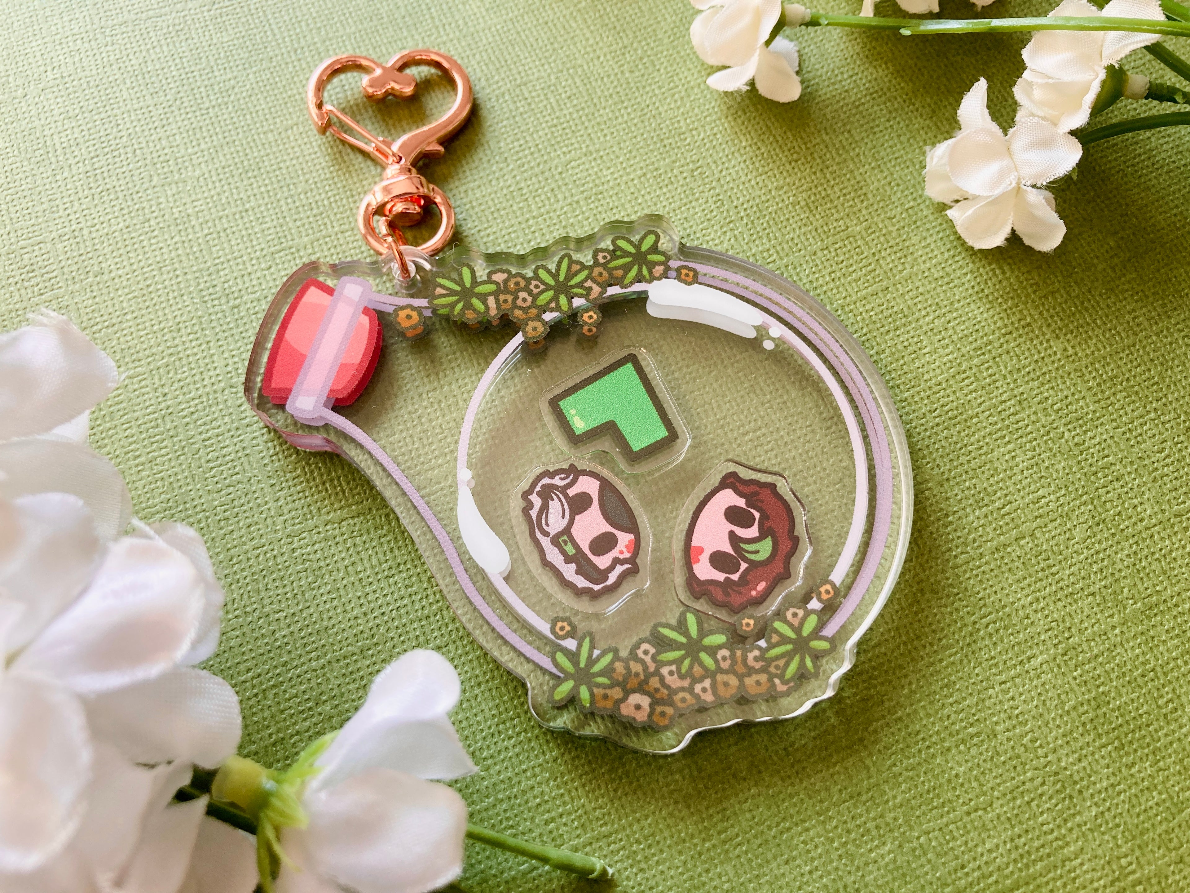 Joel and Eefo Shaker Acrylic Keychain