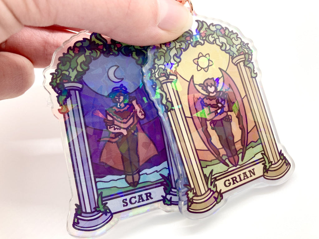 Life Series Duo Holographic Keychains