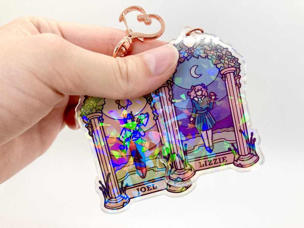 Pt 2 Life Series Duo Holographic Keychains