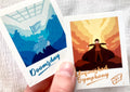 Doomsday & Unfinished Symphony Polaroid Vinyl Stickers
