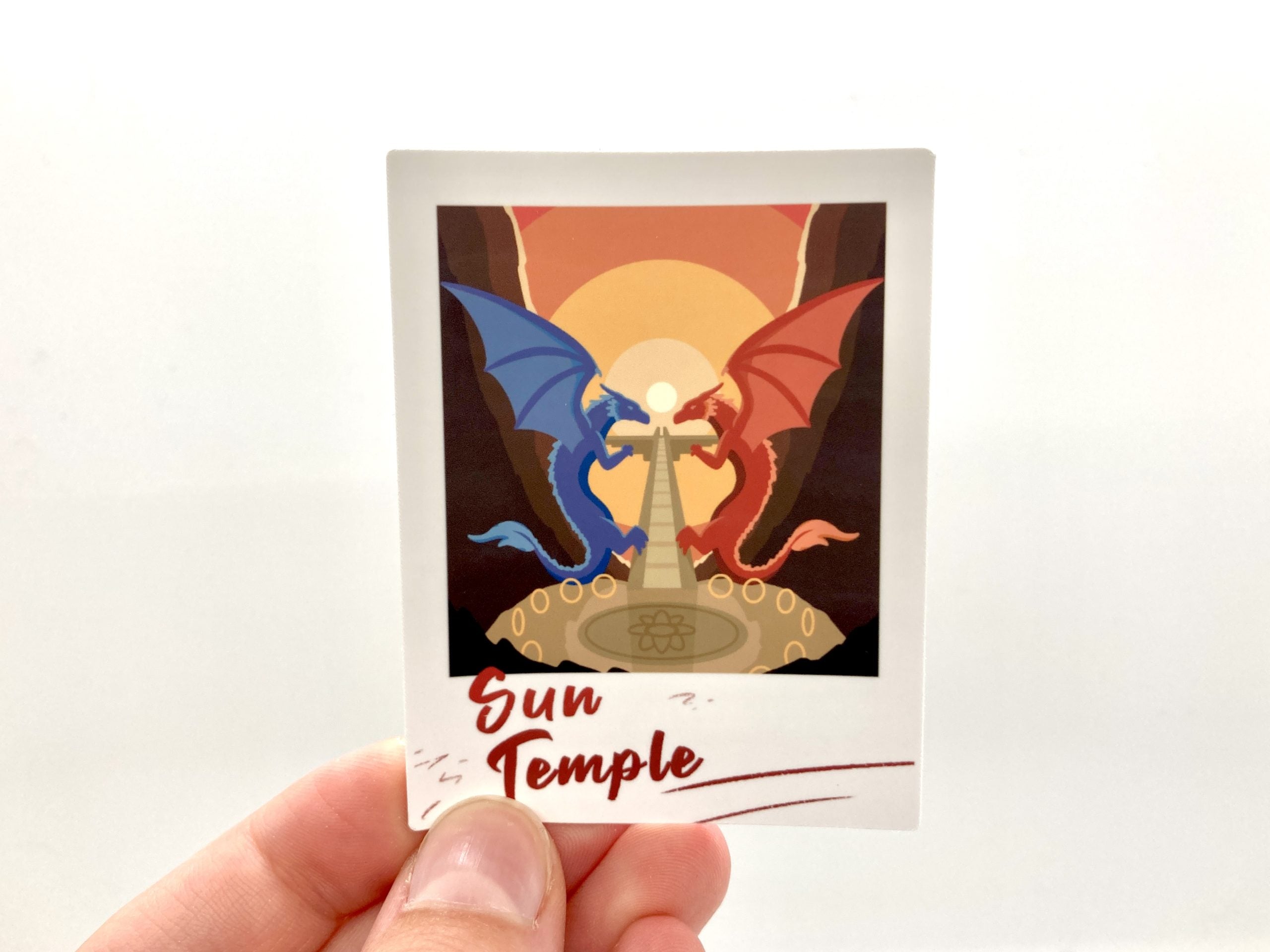 Elemental Polaroid Vinyl Stickers