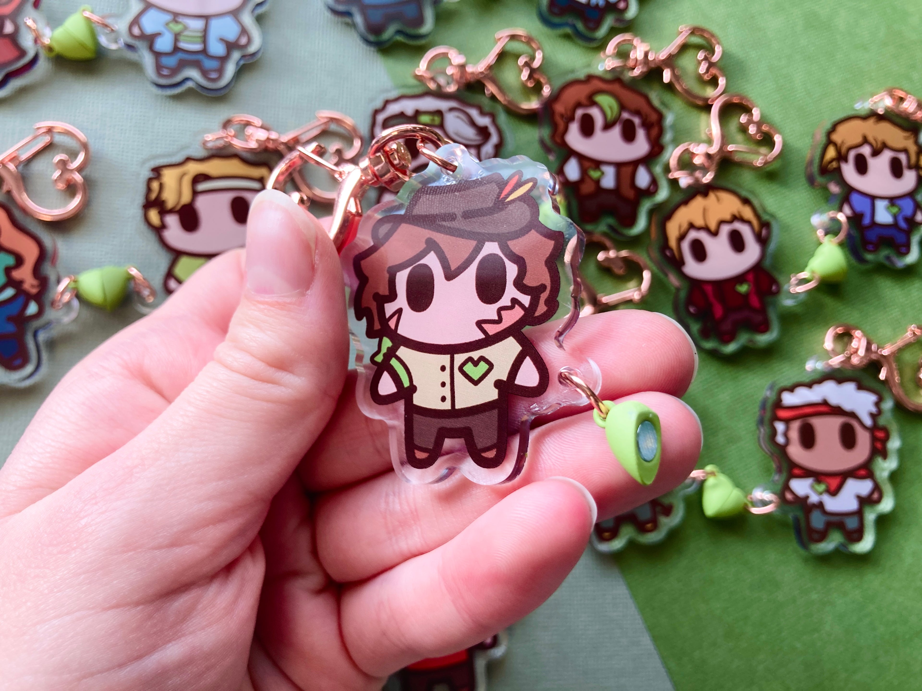 Double Life Soulmates Magnet Keychains