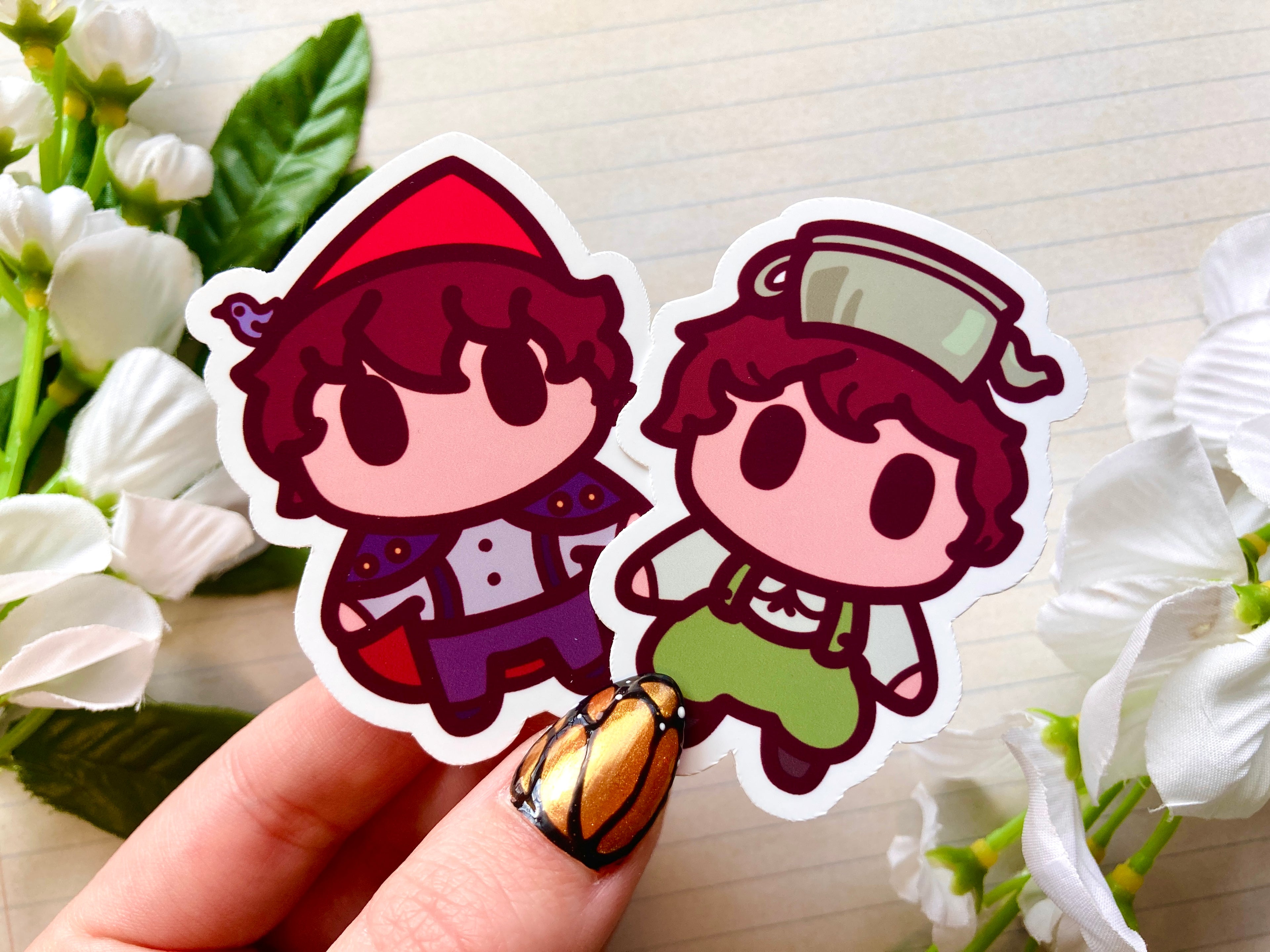 Wirt & Greg Magnet Keychains & Stickers