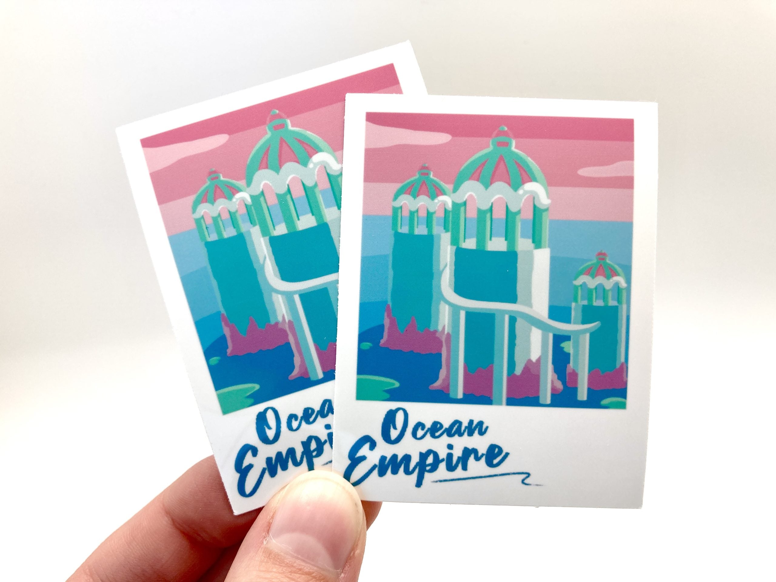 Ocean Empire Polaroid Vinyl Sticker