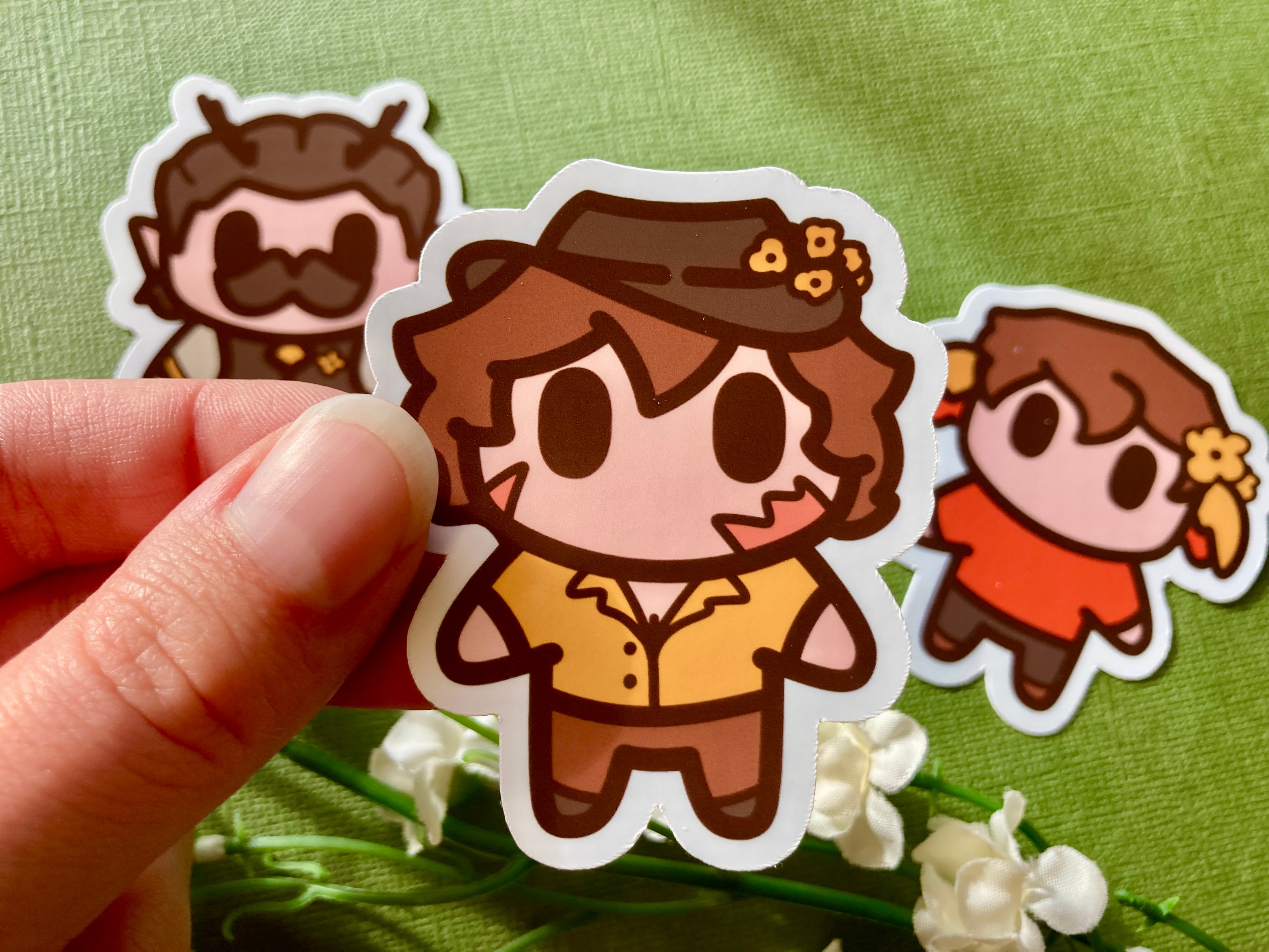 Buttercup Magnet Keychains & Stickers