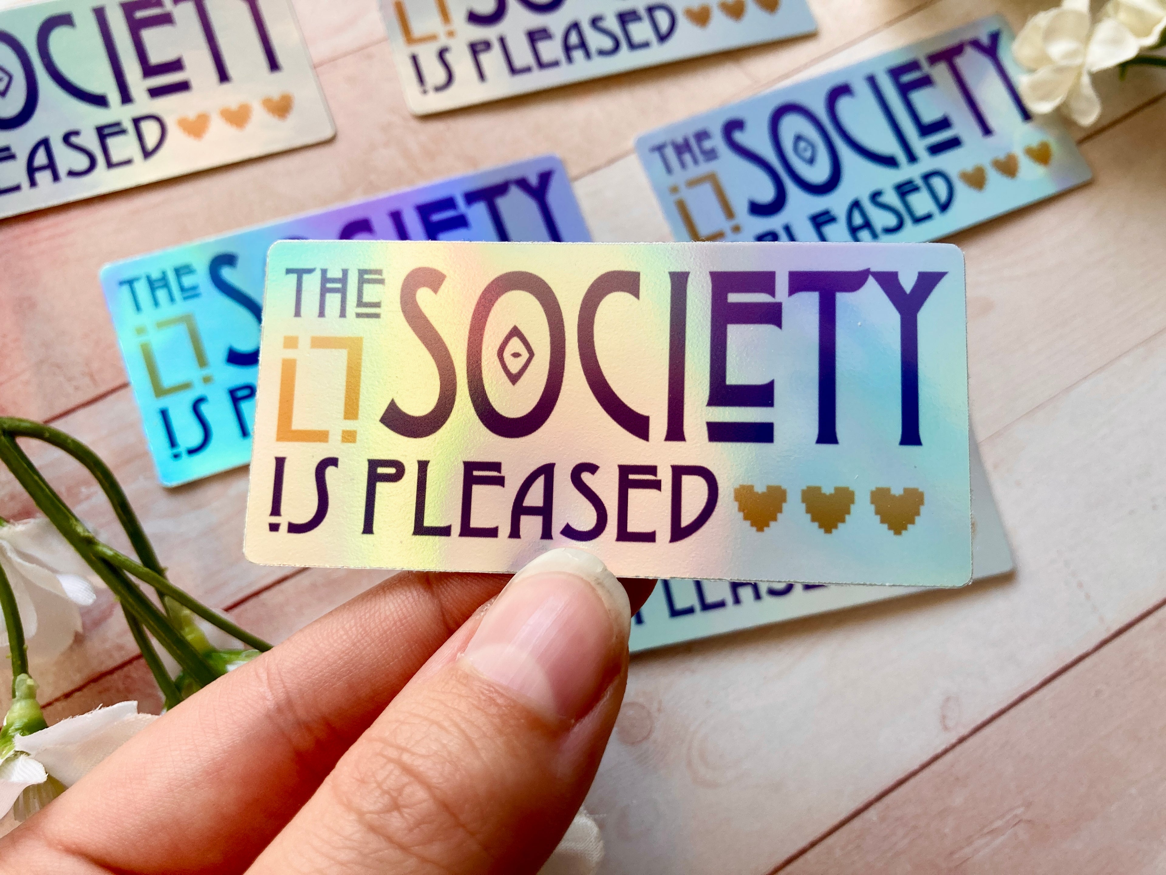 Secret Society Vinyl Stickers