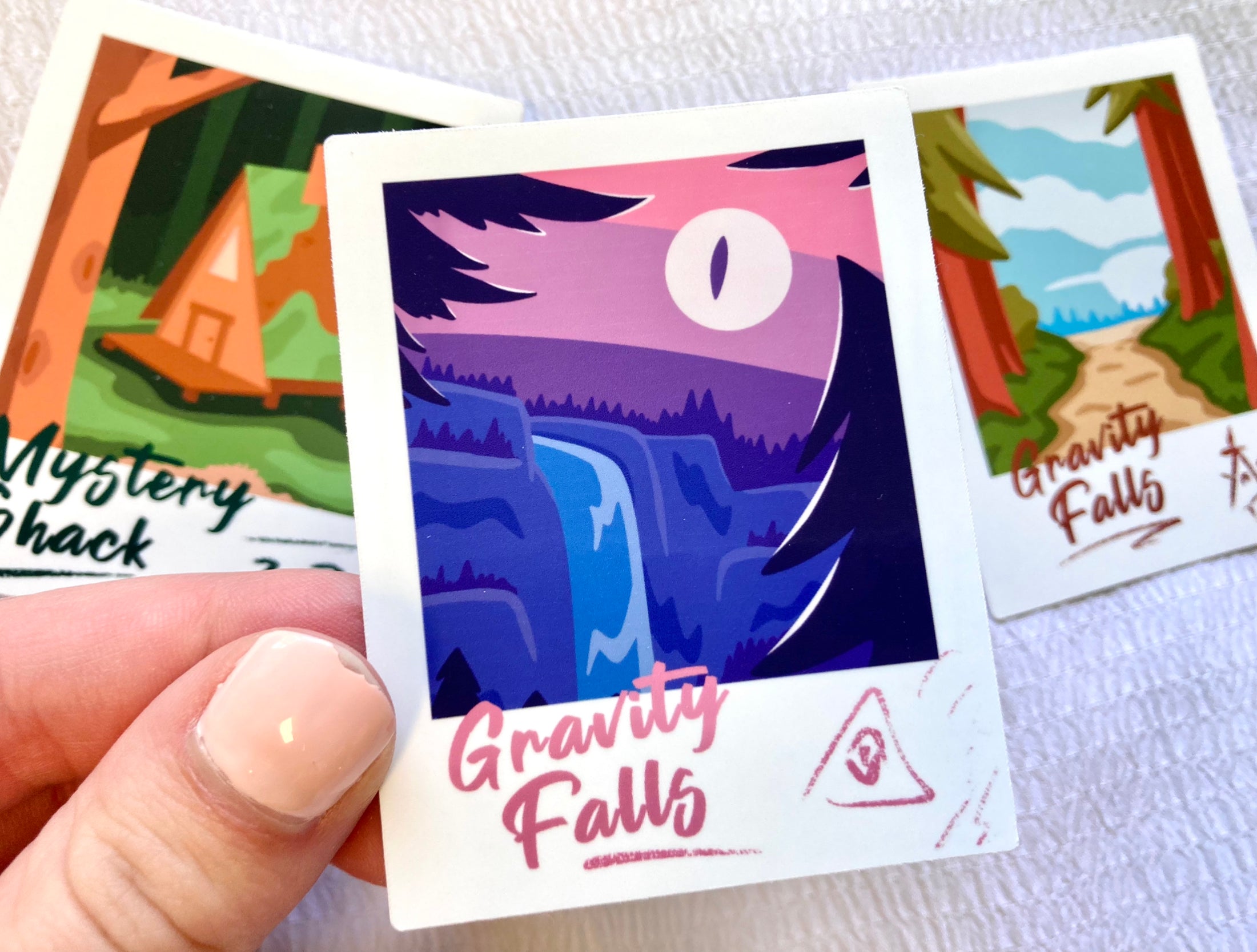 Gravity Polaroids Pt. 2 Location Vinyl Stickers