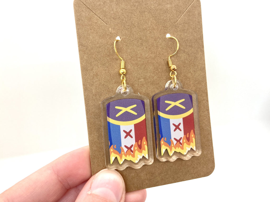 L'Manburg Flag Acrylic Earrings