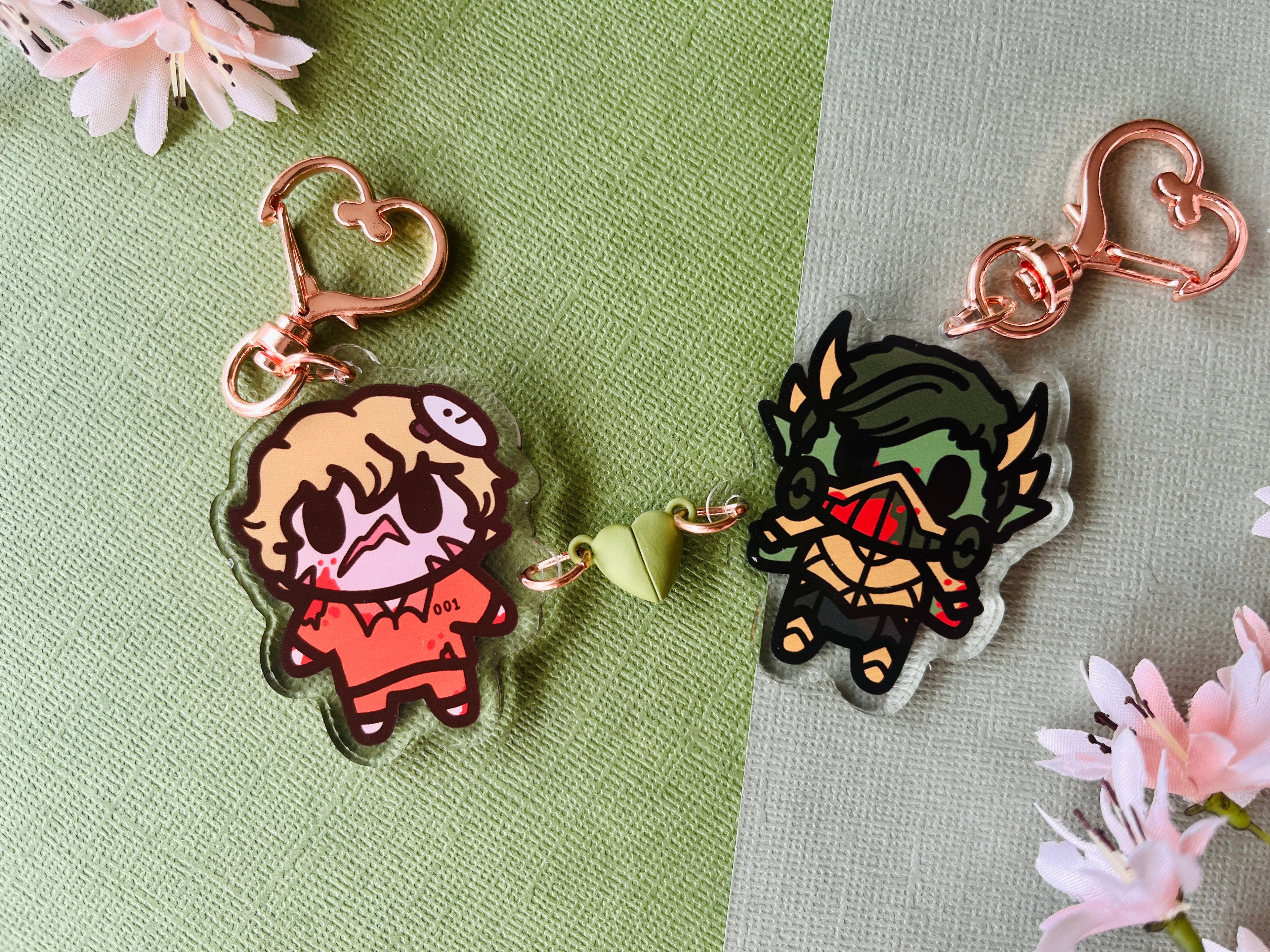 Sam & Dream Magnet Acrylic Keychains | DSMP