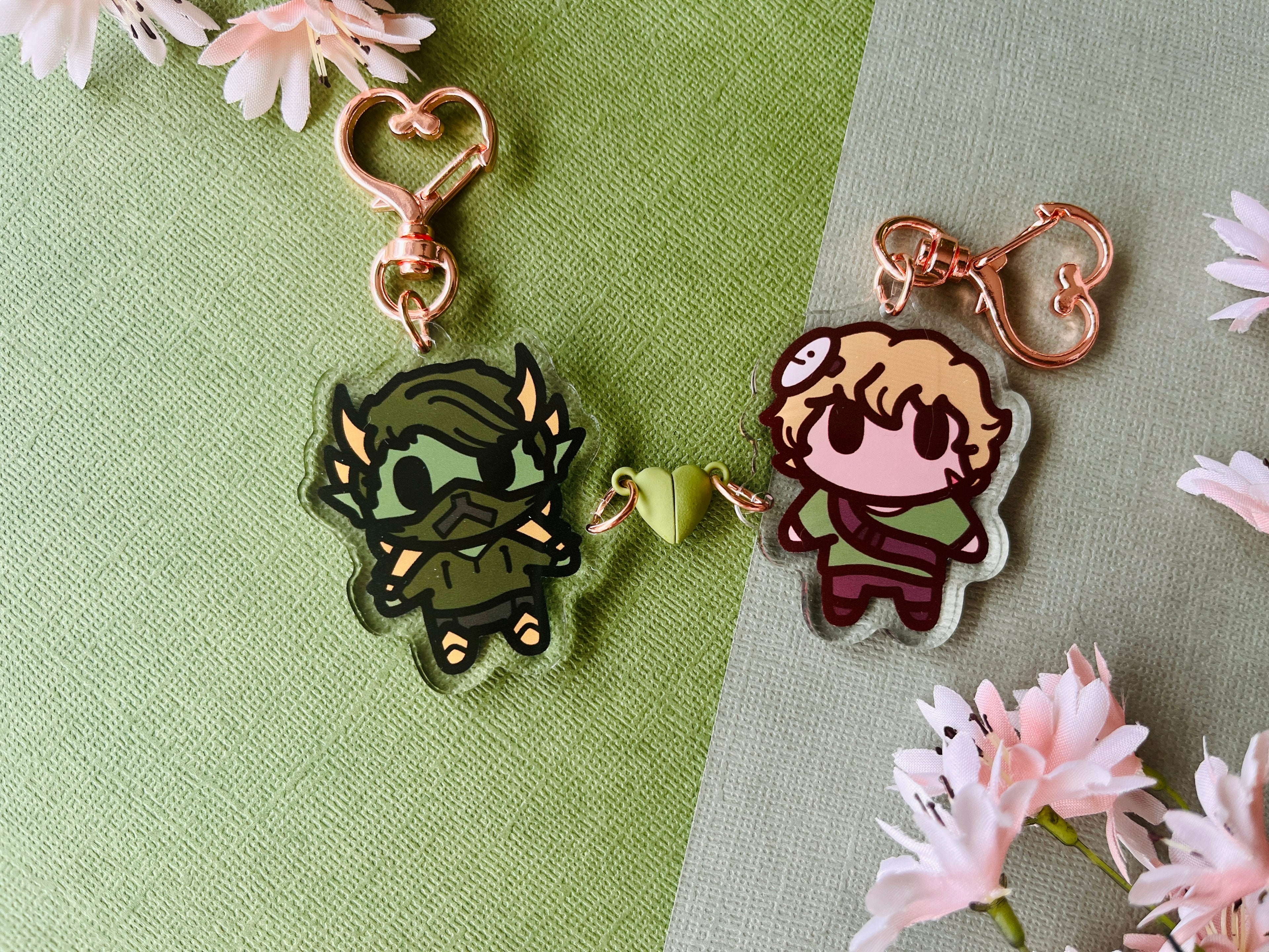 Sam & Dream Magnet Acrylic Keychains | DSMP