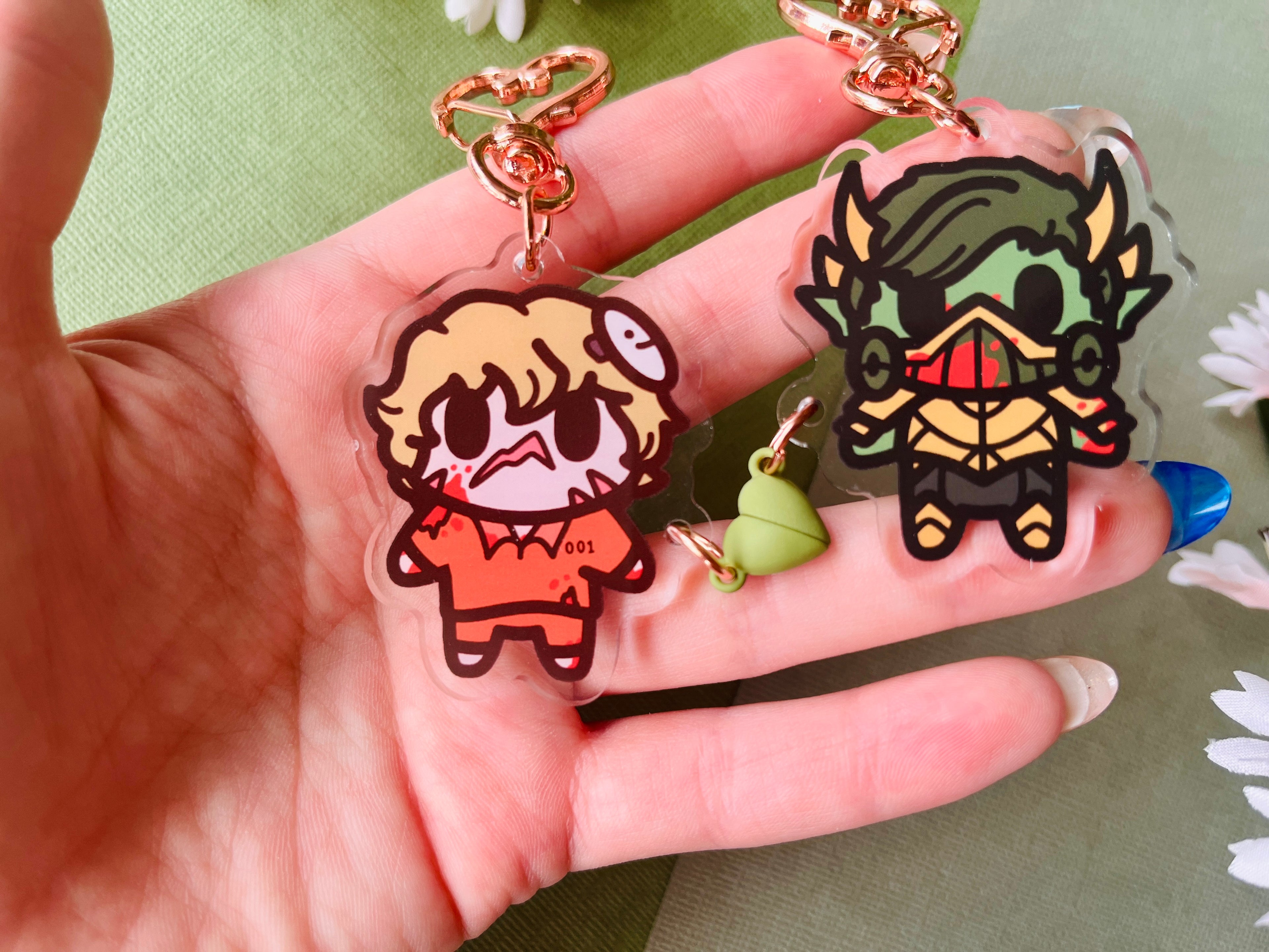 Sam & Dream Magnet Acrylic Keychains | DSMP