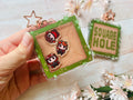 Square Hole Villies Shaker Acrylic Keychain