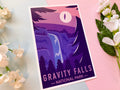 Purple Moon Gravity National Park Mini Art Print