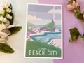 Beach Town Mini Art Print